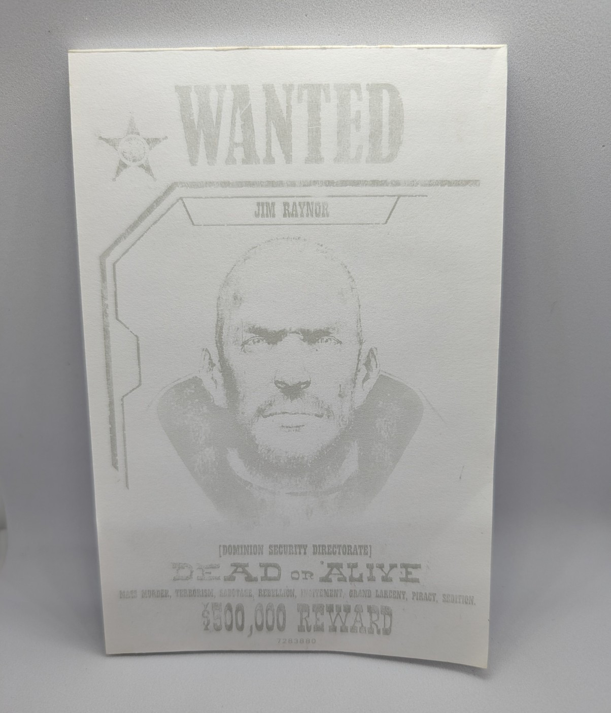 Starcraft 2 Promo 2010 Wanted Jim Raynor Dead or Alive notepad