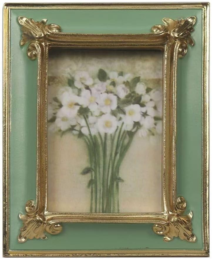 Small Vintage 2.5X3.5 Picture Frame, Mini Antique Ornate Photo Frame, Table Top