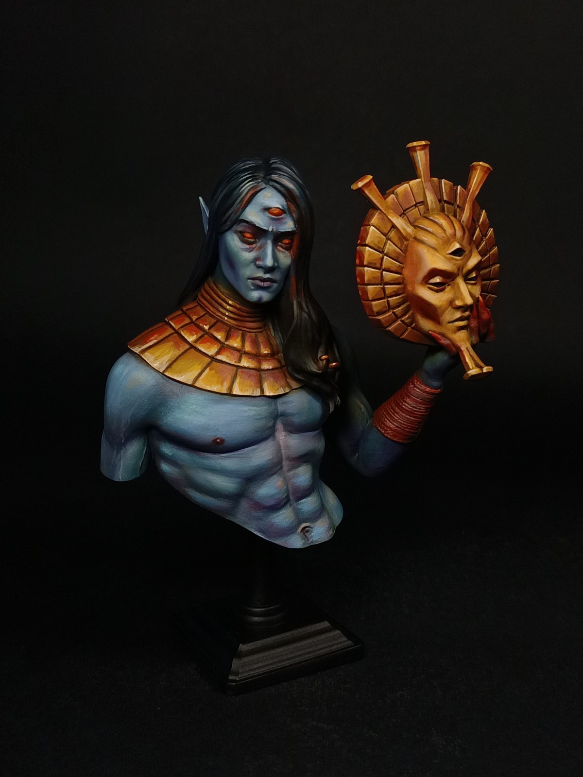 Dagoth Ur \ Oil painted Resin printed Elder Scrolls Morrowind Figure Bust