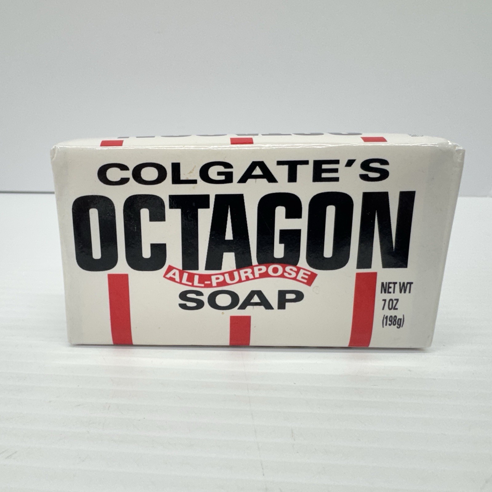 Colgate Octagon All Purpose Soap Bar 7oz Vintage USA New Old Stock