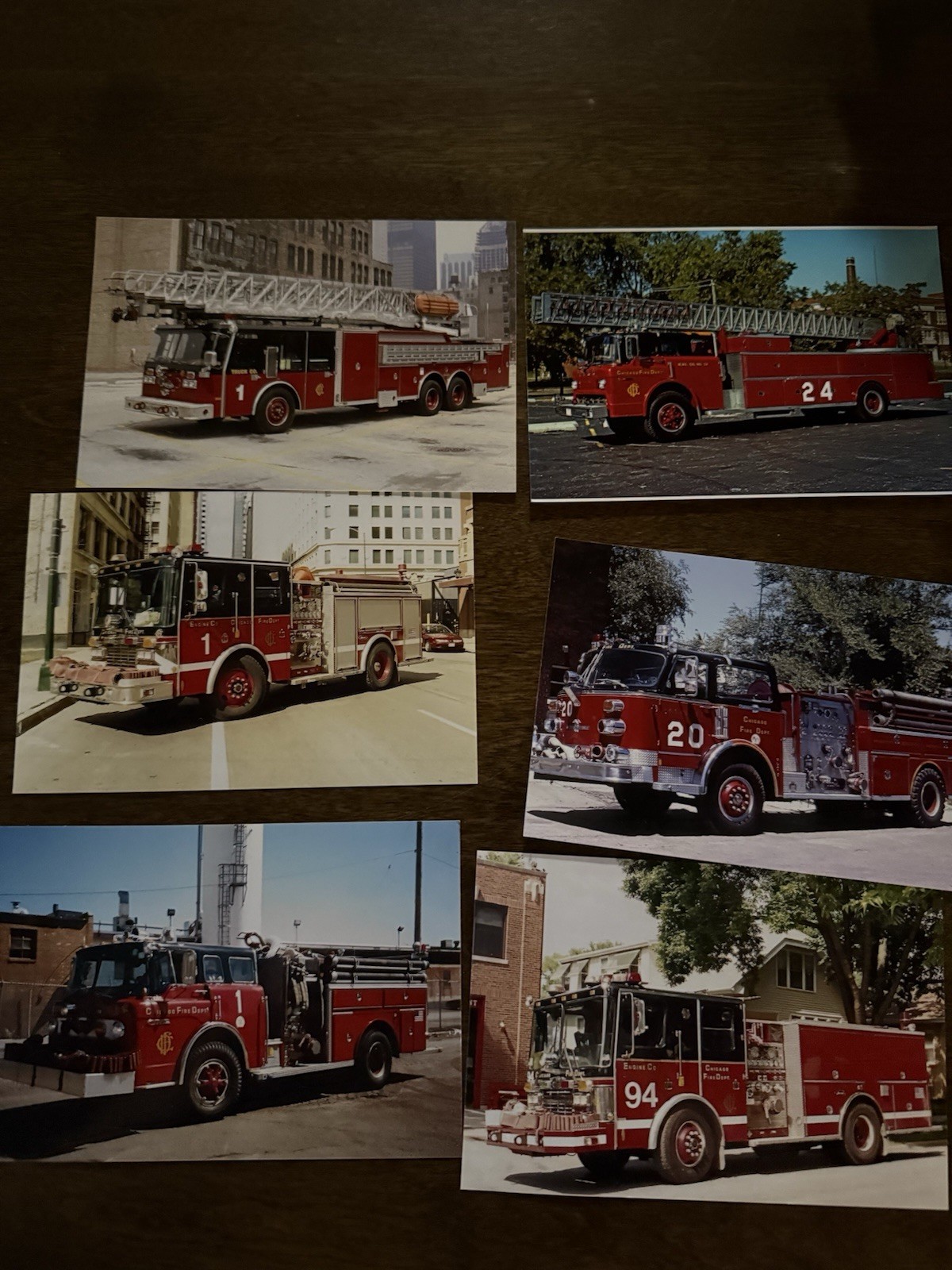 Chicago Fire Department Apparatus Photo Lot Over 130 Photos 1970’s-2010 CFD