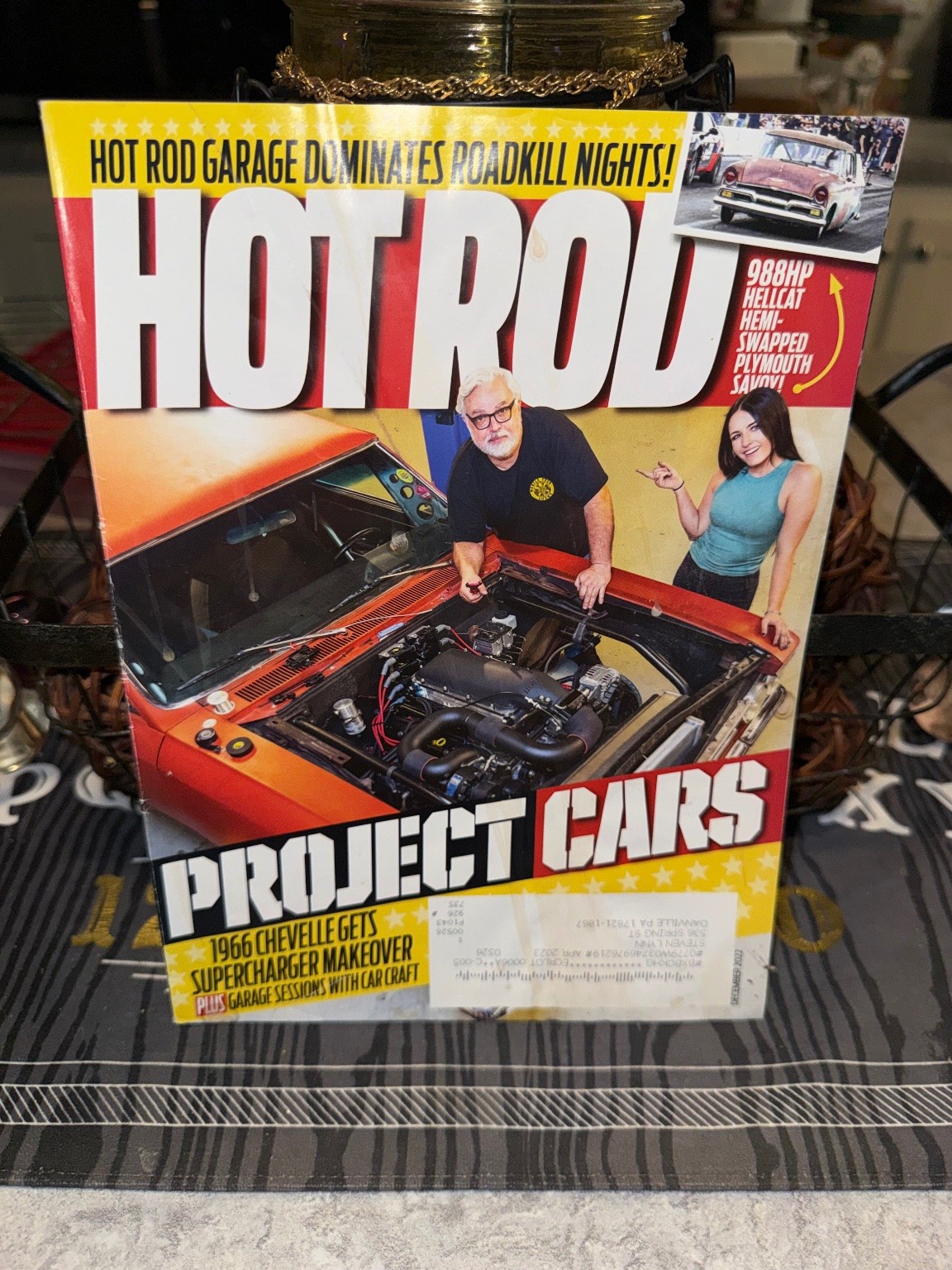 Hot Rod Magazine December 2023 Project Cars 1966 Chevelle Supercharger