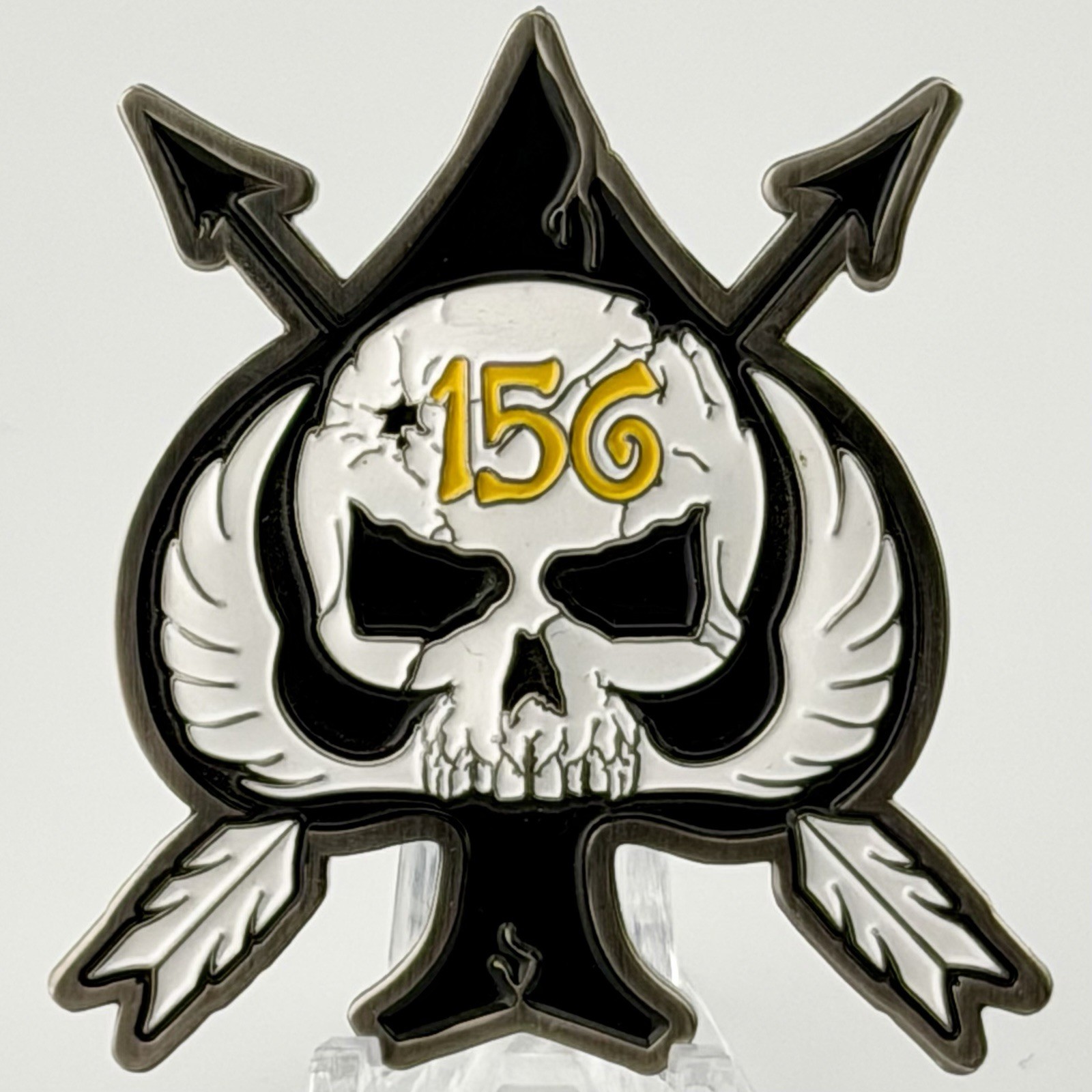 Rare 1st Special Forces Group ODA-156 Army Green Beret Challenge Coin 1st SFG