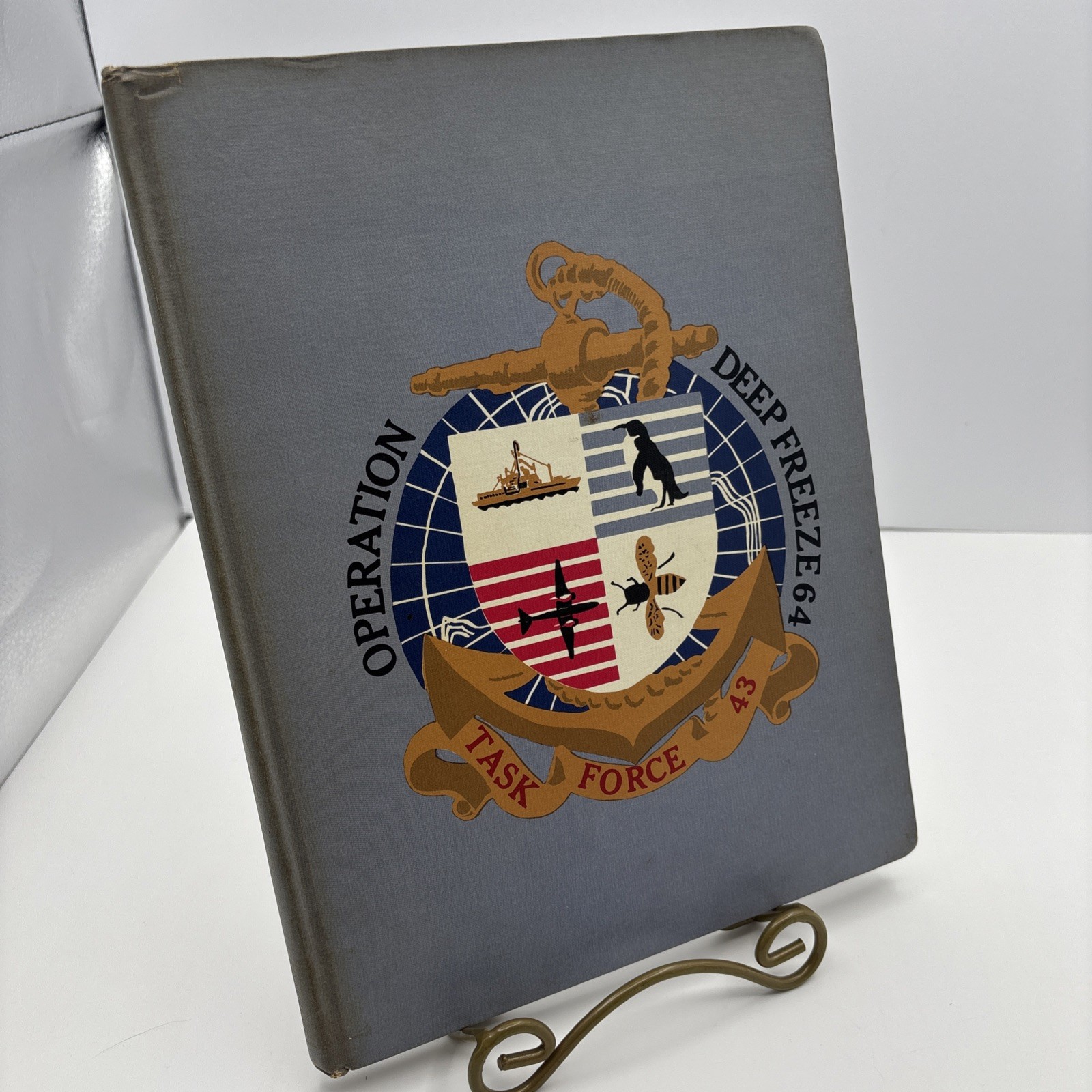 Task Force 43 (Operation Deep Freeze) Antarctica 1961 Deployment Cruise Book HB