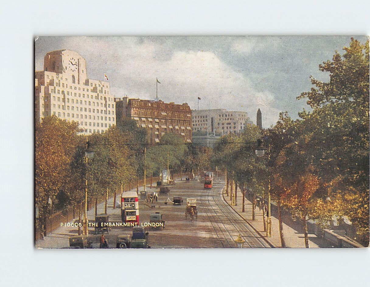 Postcard The Embankment London England
