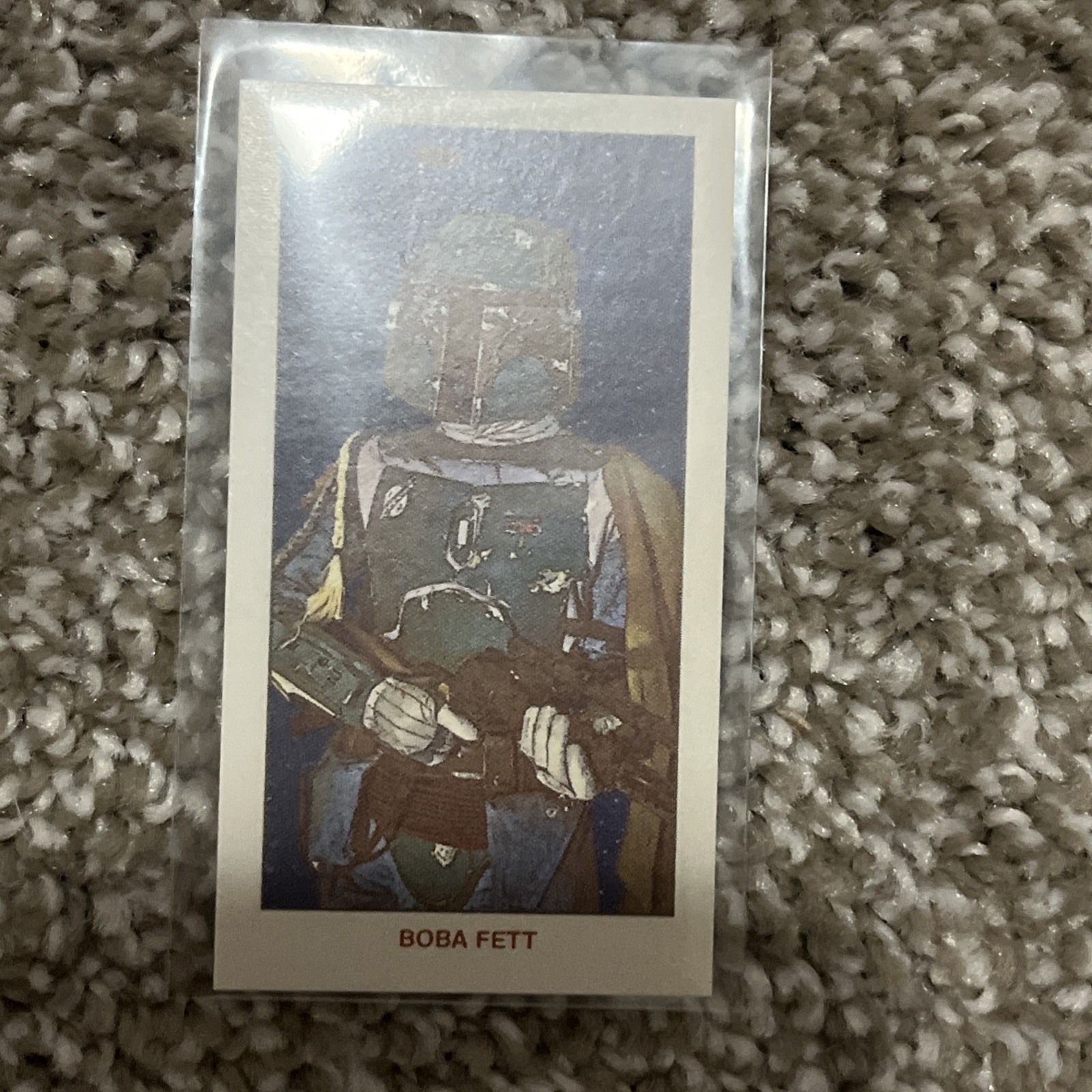 Star Wars Boba Fett RARE Topps T206 Mini Insert 50 Subjects Bounty Hunter COOL