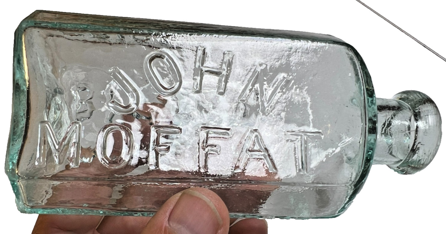 Antique John Moffat Phoenix Bitters NY New York Open Pontil Crude Bottle Mint