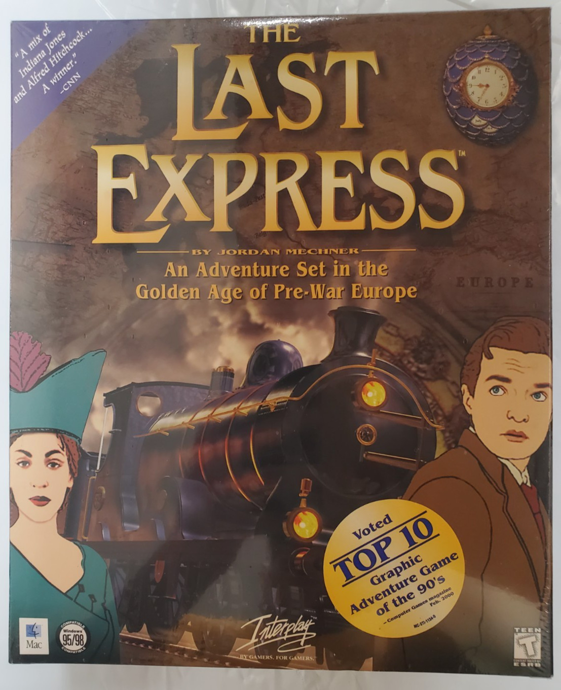 The Last Express PC Game Big Box Interplay Jordan Mechner 1997 Graphic Adventure