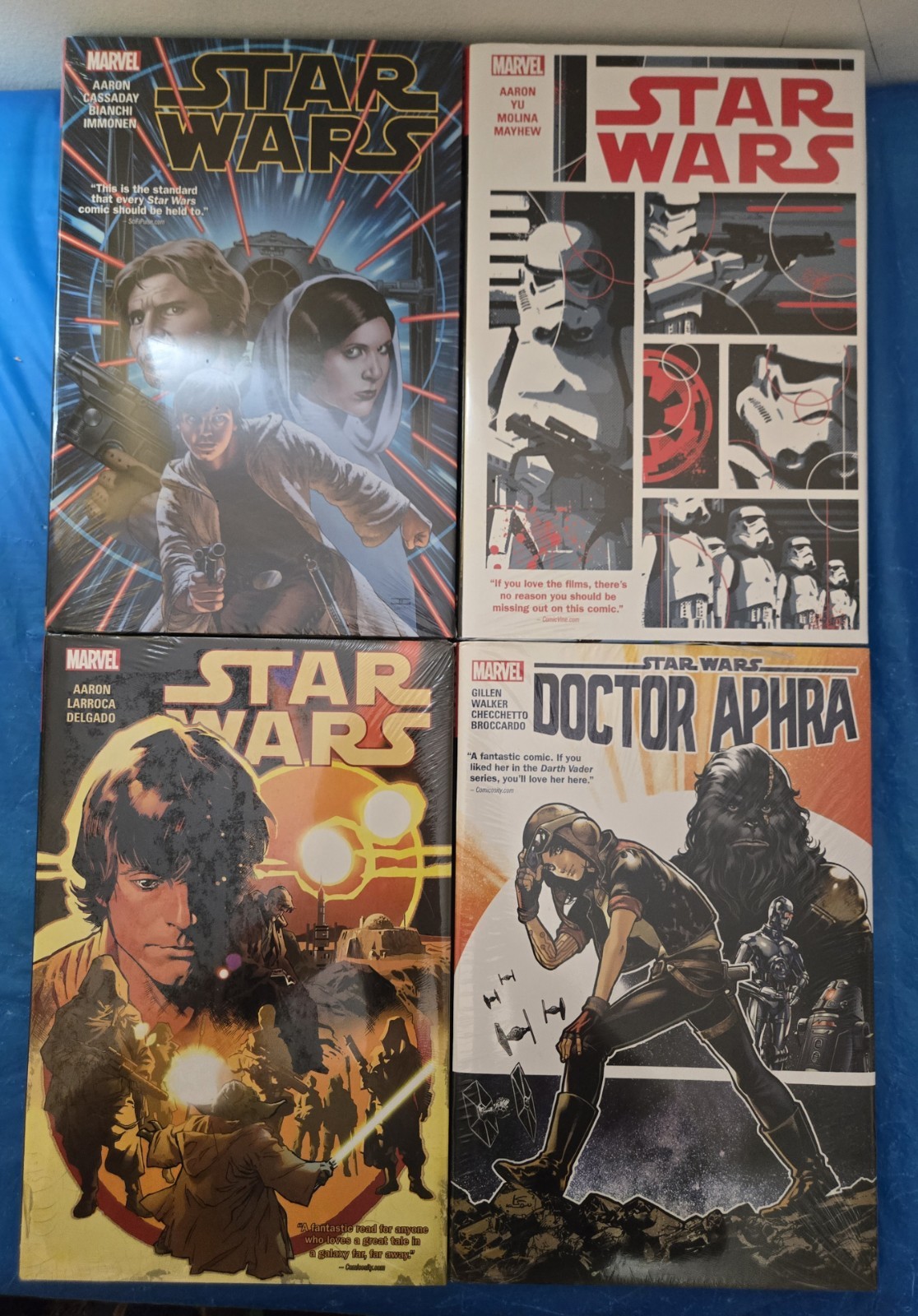 Star Wars 2015 Aaron Oversized Hardcover Vol 1 2 3 & Dr Aphra BN still SEALED