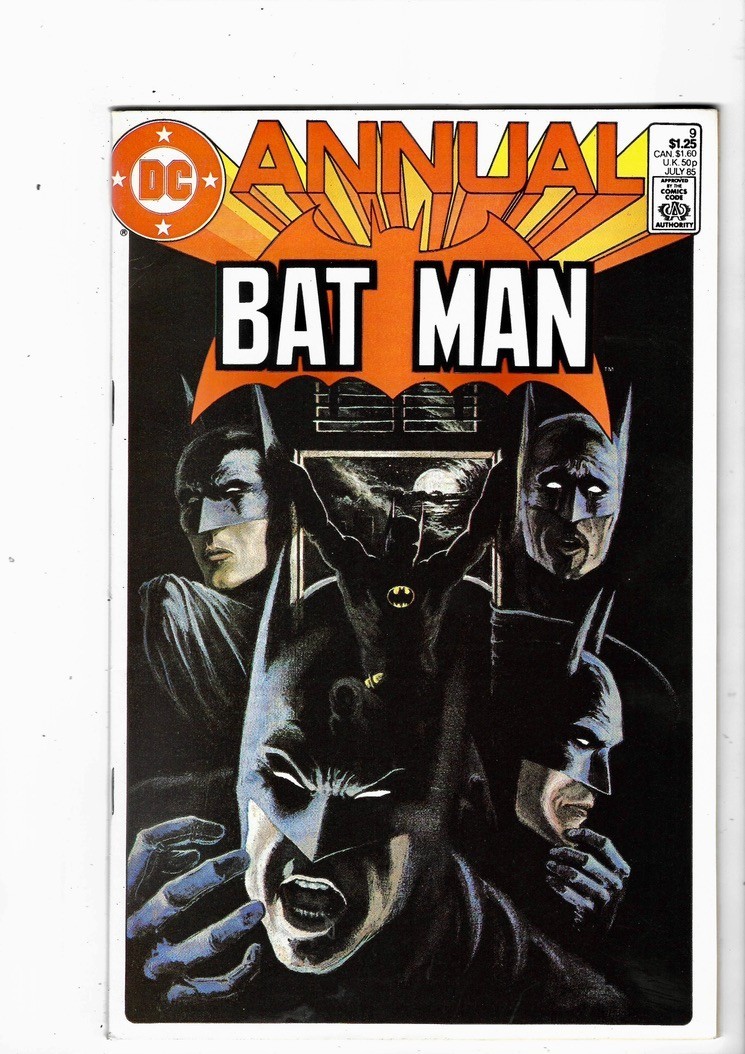 Batman Annual #9 (Dc Comics 1985) Four Faces of the Batman Nm 9.4