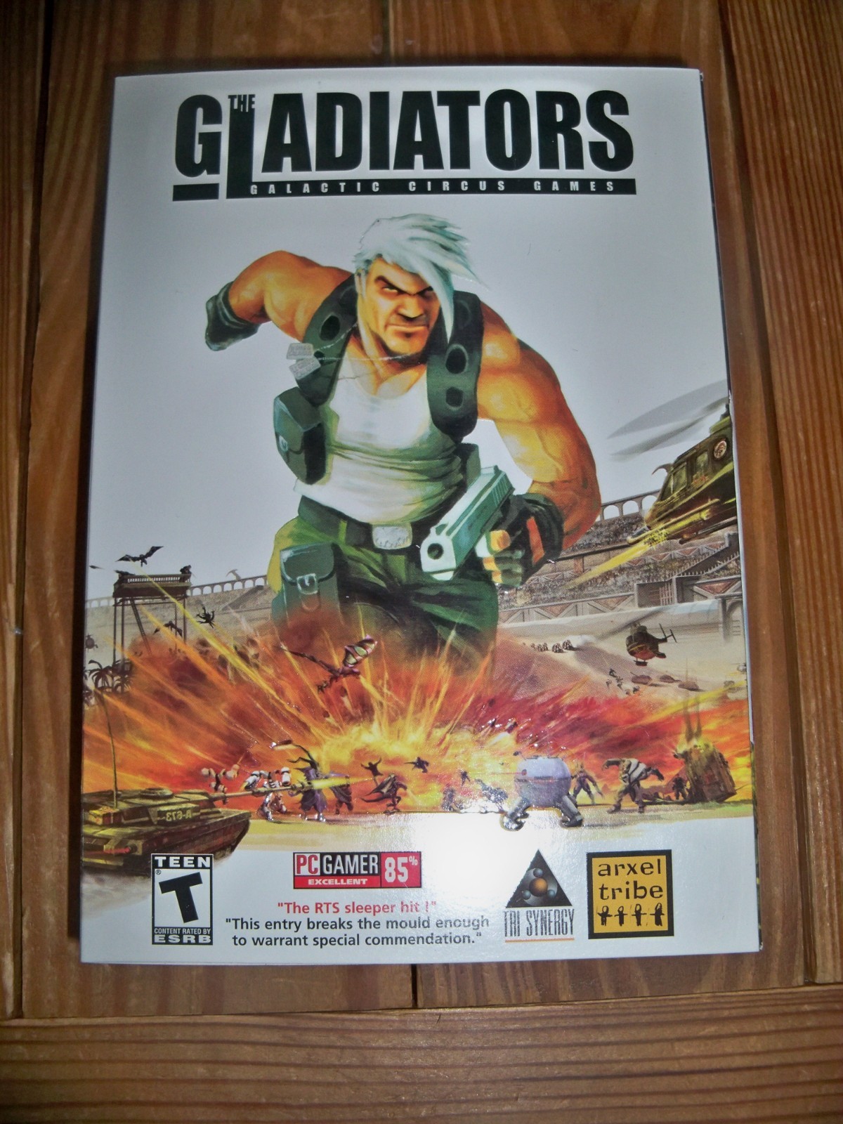 THE GLADIATORS -- VINTAGE PC CD Game Windows 98 ME 200 XP -- New Factory Sealed