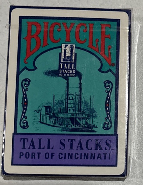 1992 Bicycle Tall Stacks Port of Cincinnati Playing Cards – New & Sealed
