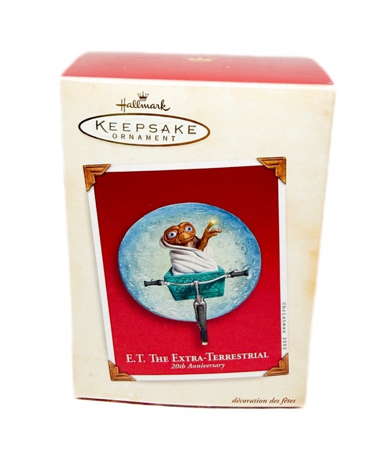 2002 Hallmark Keepsake Ornament Christmas E.T. The Extra Terrestrial Sci-Fi 3\