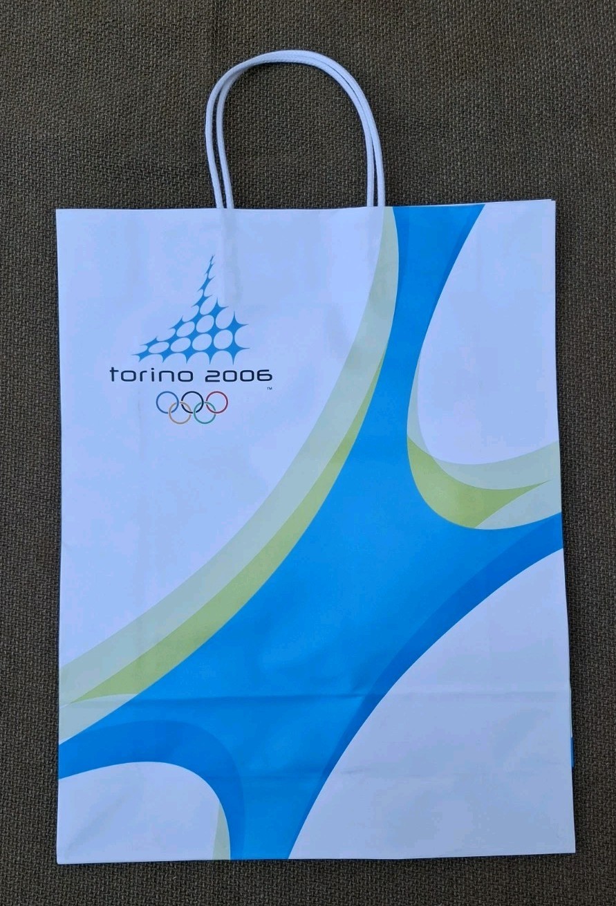 Paper envelope Winter Olympics Turin 2006 XX Olympic Games No Curtain