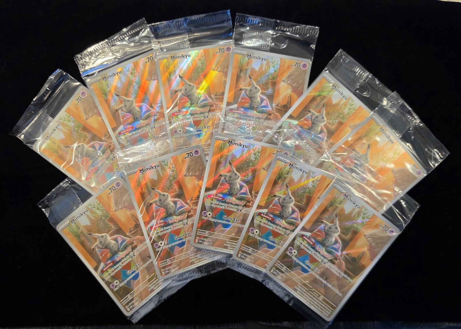 Pokémon TCG (11) Mimikyu SVP 075 Paldean Fates Holo Black Star Promo Sealed 