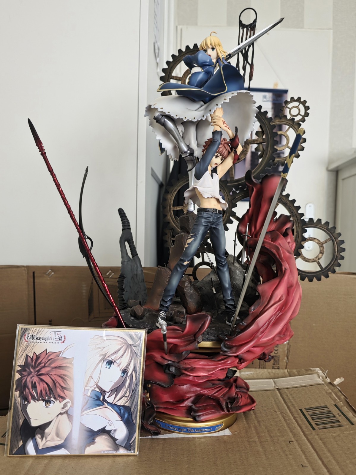Fate/stay night 15th Anniversary Figure | Shirou & Saber - The Path | Aniplex