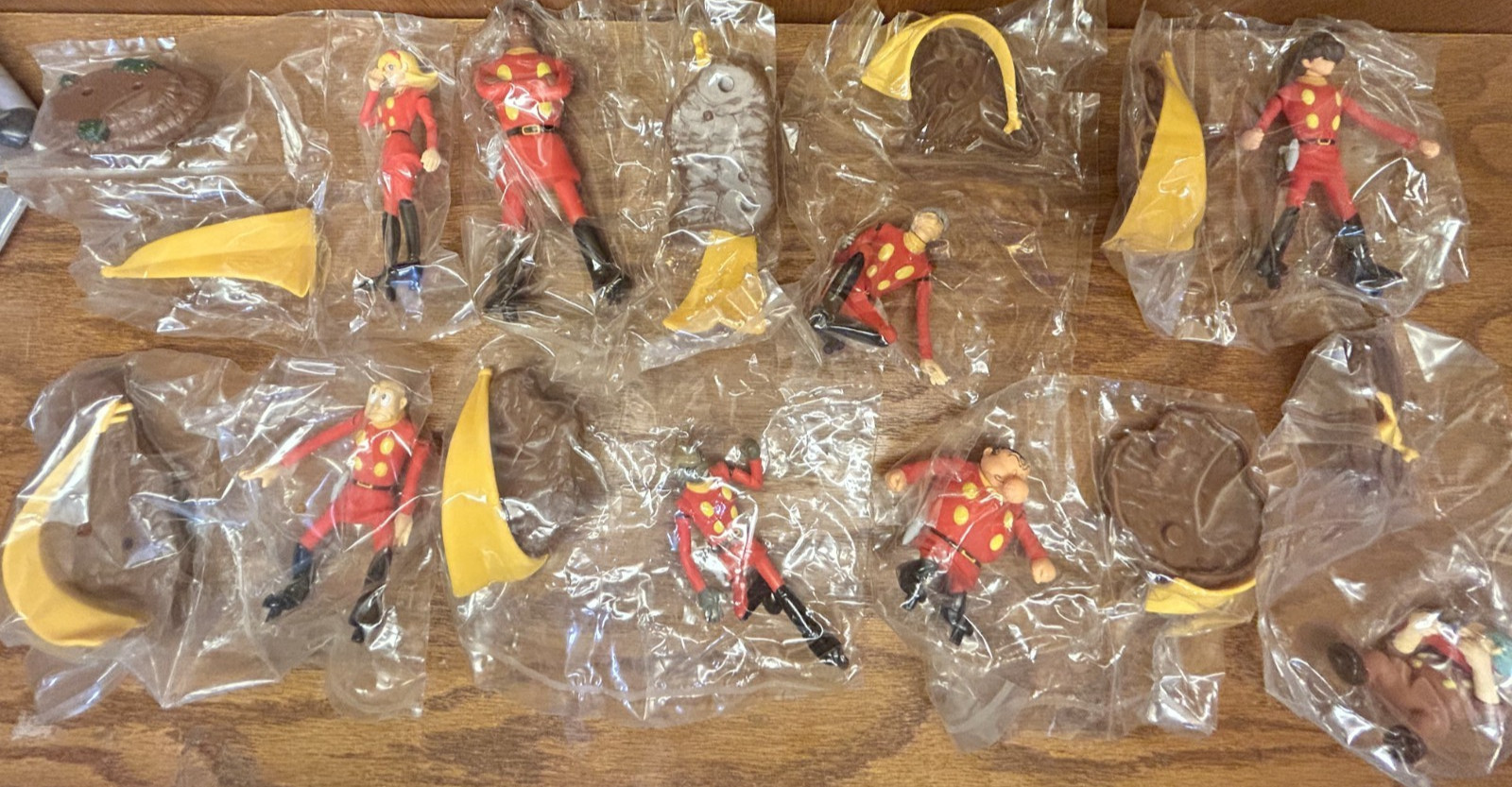 Bandai  2001 Cyborg 009 World  Figures Lot of 8 (NO BOX)