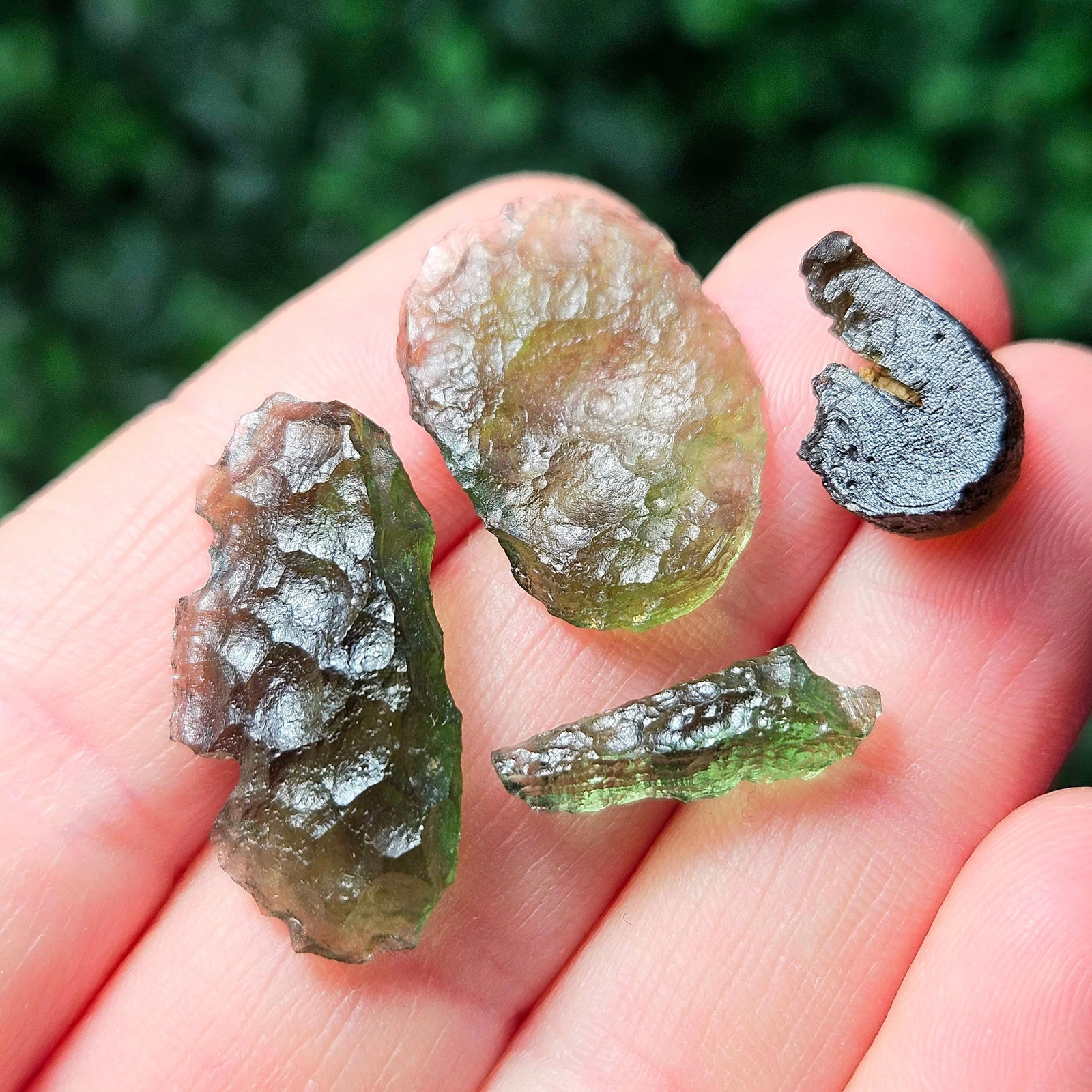 Genuine MOLDAVITE Specimen, Choose your Size