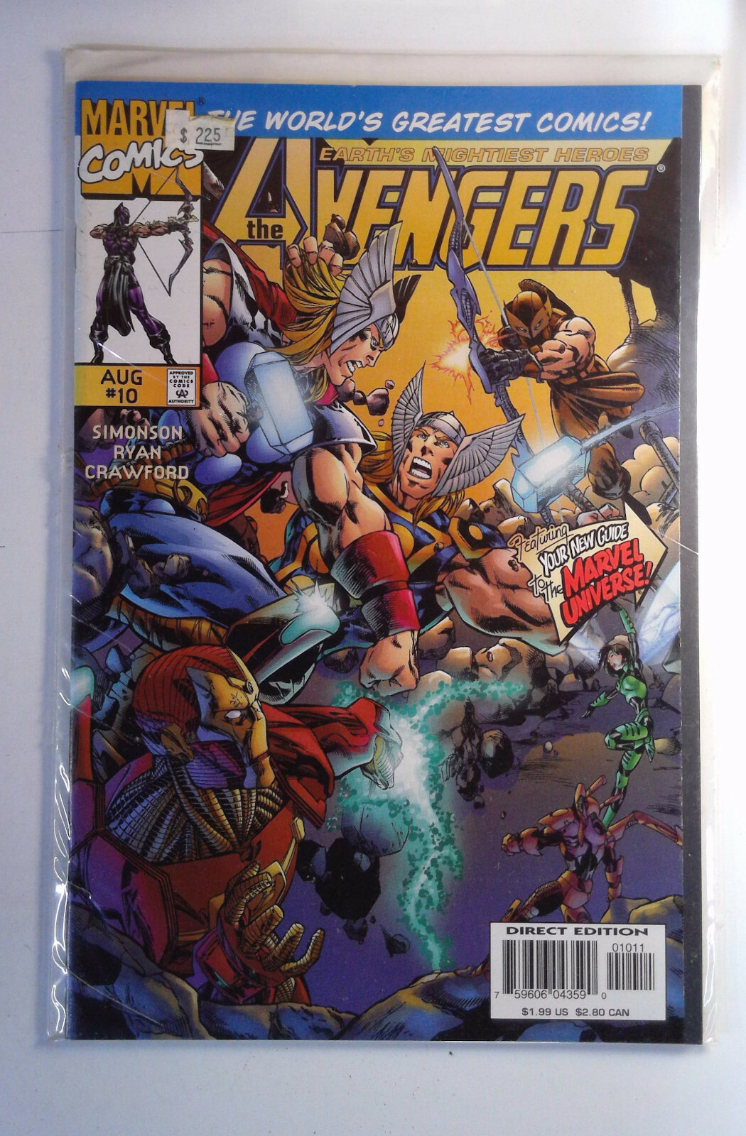 1997 Avengers #10 Marvel 9.2 NM- Comic Book