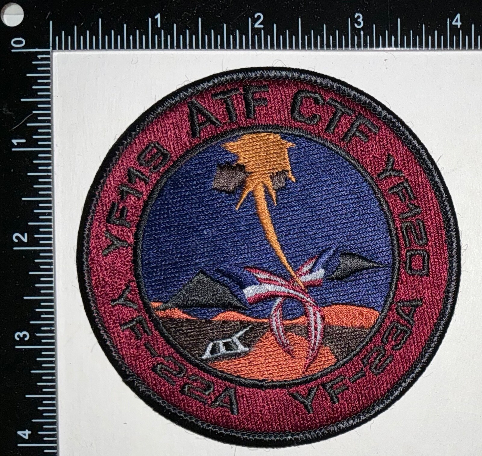 USAF YF119 YF120 YF-22A YF-23A ATF CTF Advanced Tactical Fighter SUBDUED Patch