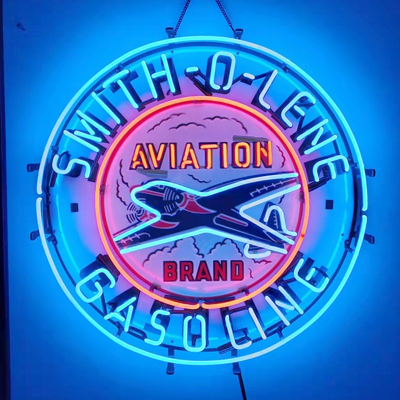 US STOCK Smith-O-Lene Gasoline Neon Sign 24\