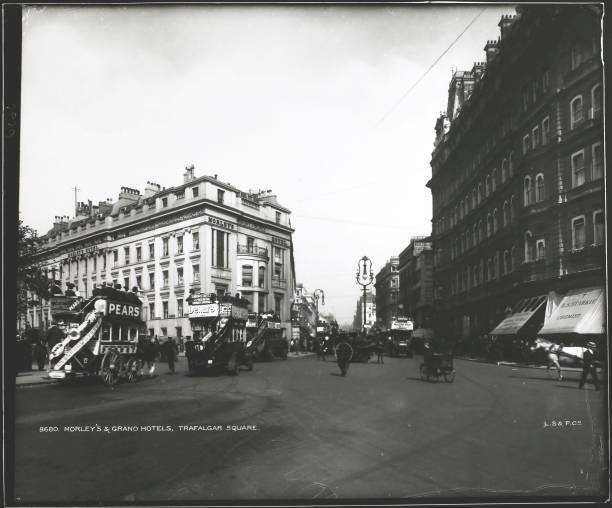 Morley's Hotel and the Grand Hotel Trafalgar Square London OLD PHOTO