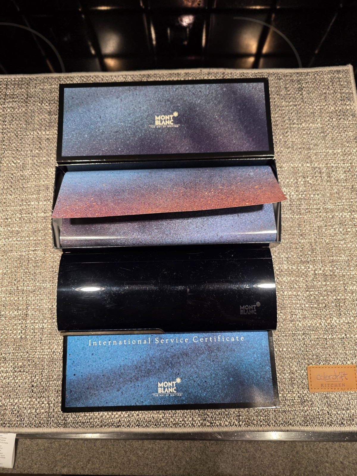 Montblanc NOS Brand New Pen Box Case with International Service Certificate