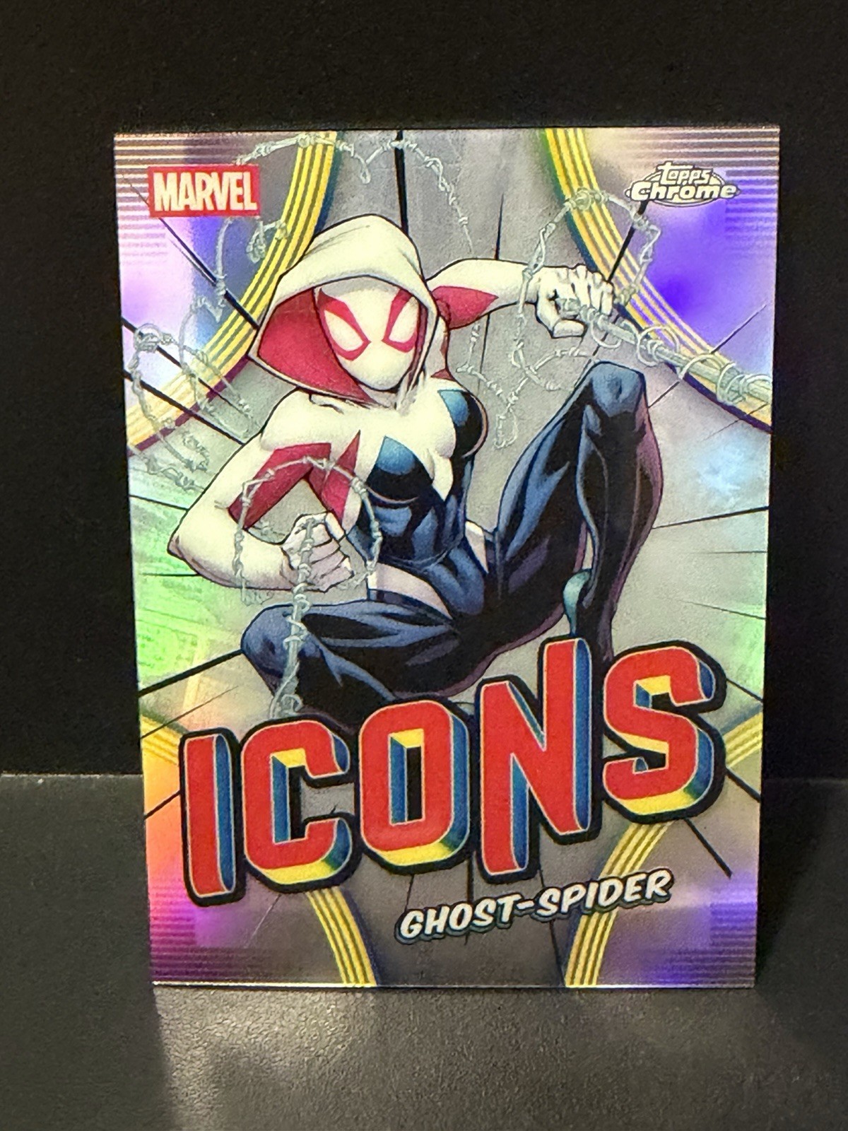Topps Chrome Marvel 2026 Marvel Icons Ghost-Spider Insert Card MI-07