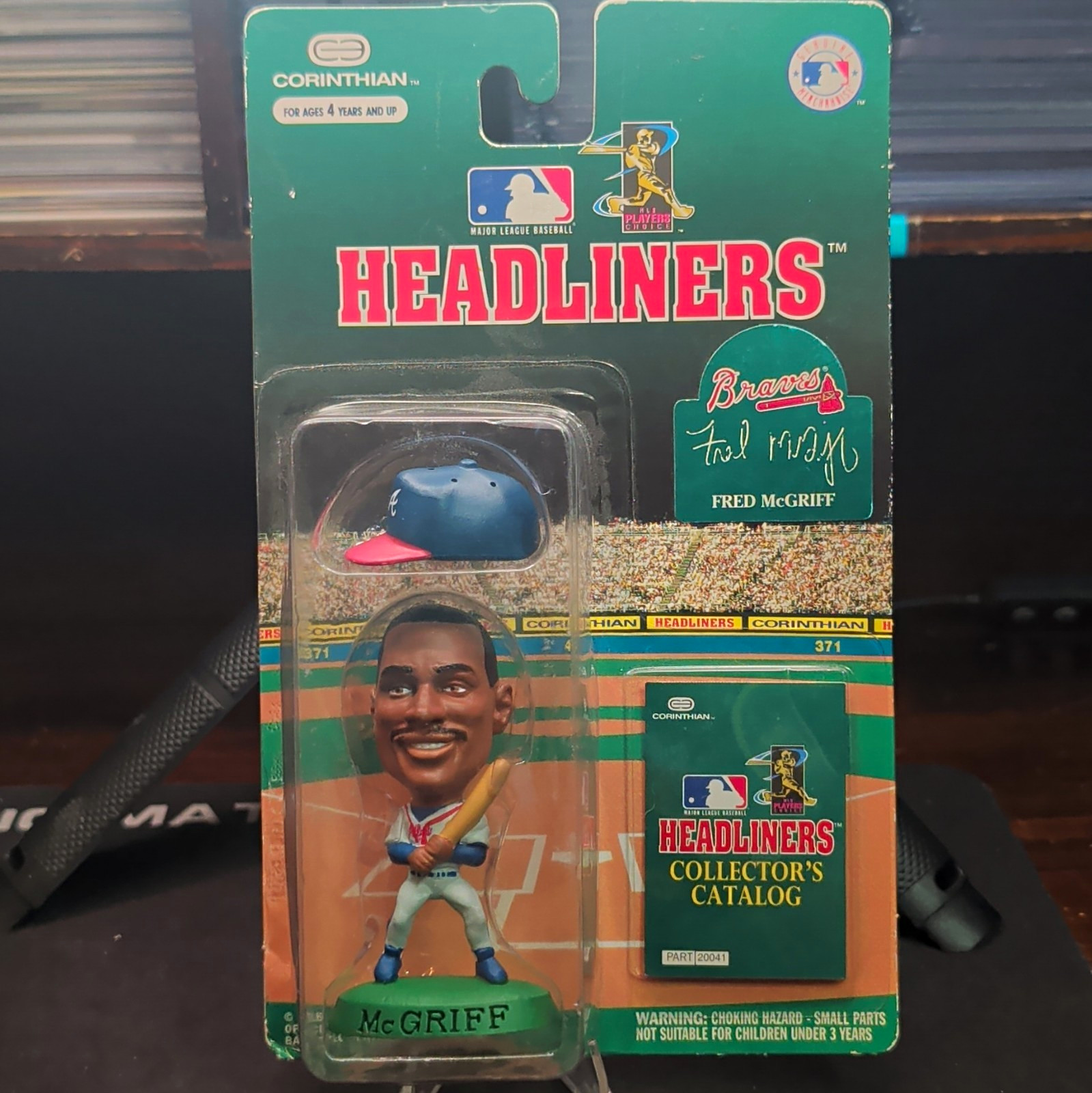Corinthian MLB Headliners Fred McGriff Figure w/ Collector's Catalog