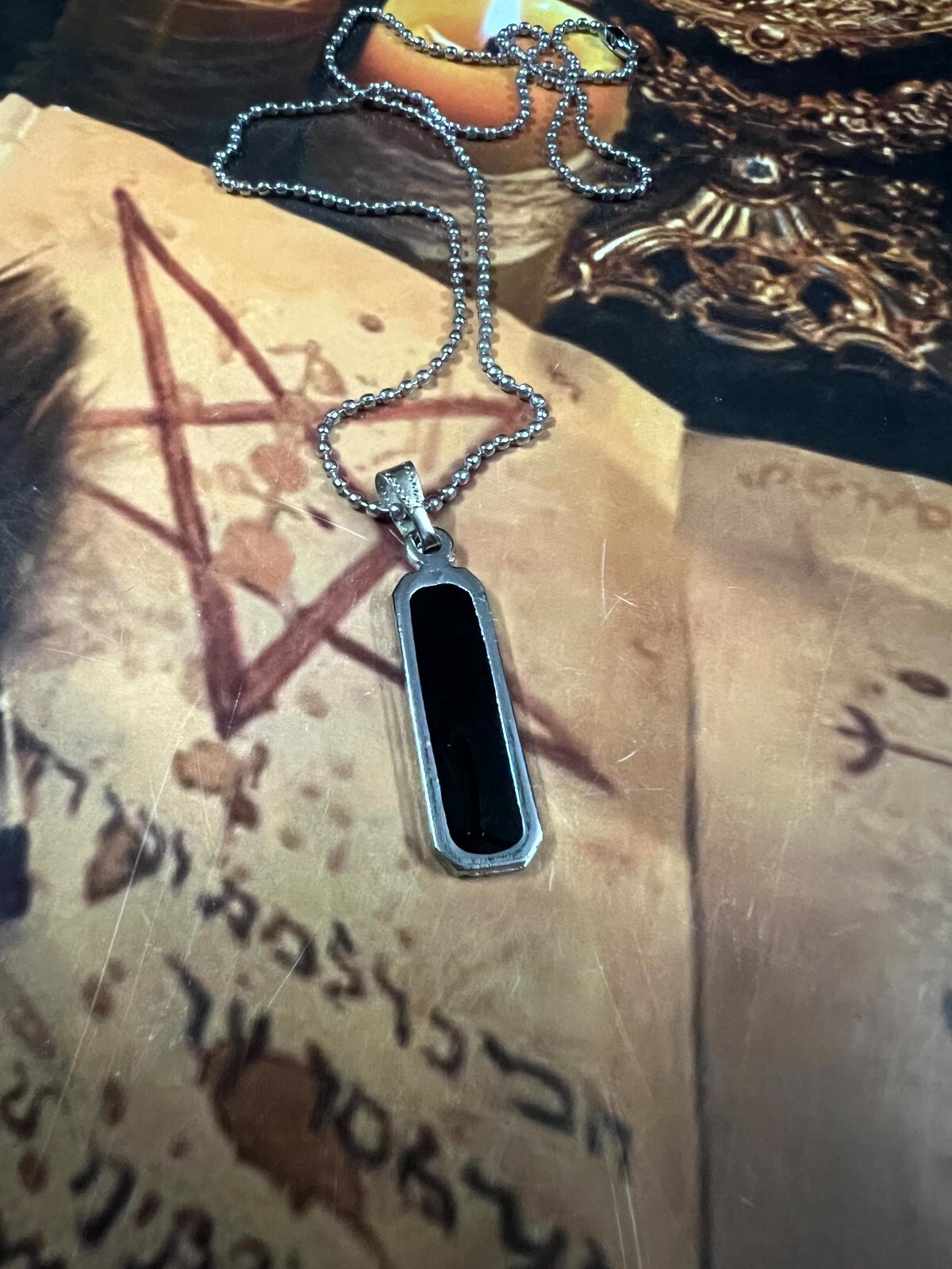 Real Aghori Made Kali Ashta Siddhi Necklace - Obtained 8 Occult Psychic Powers