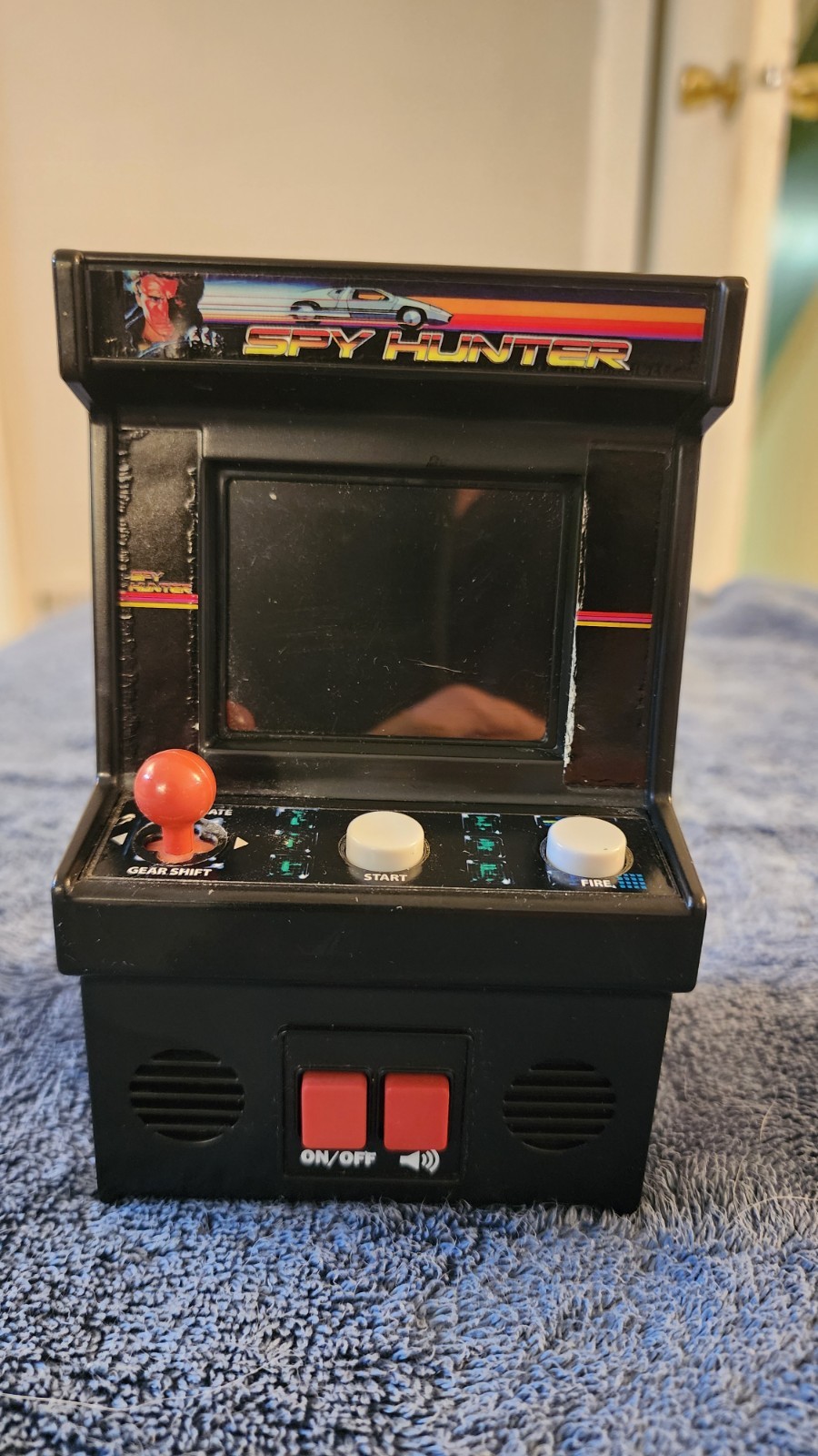 Spy Hunter Retro Mini Arcade Game by Basic Fun Inc #09640 Tested Working