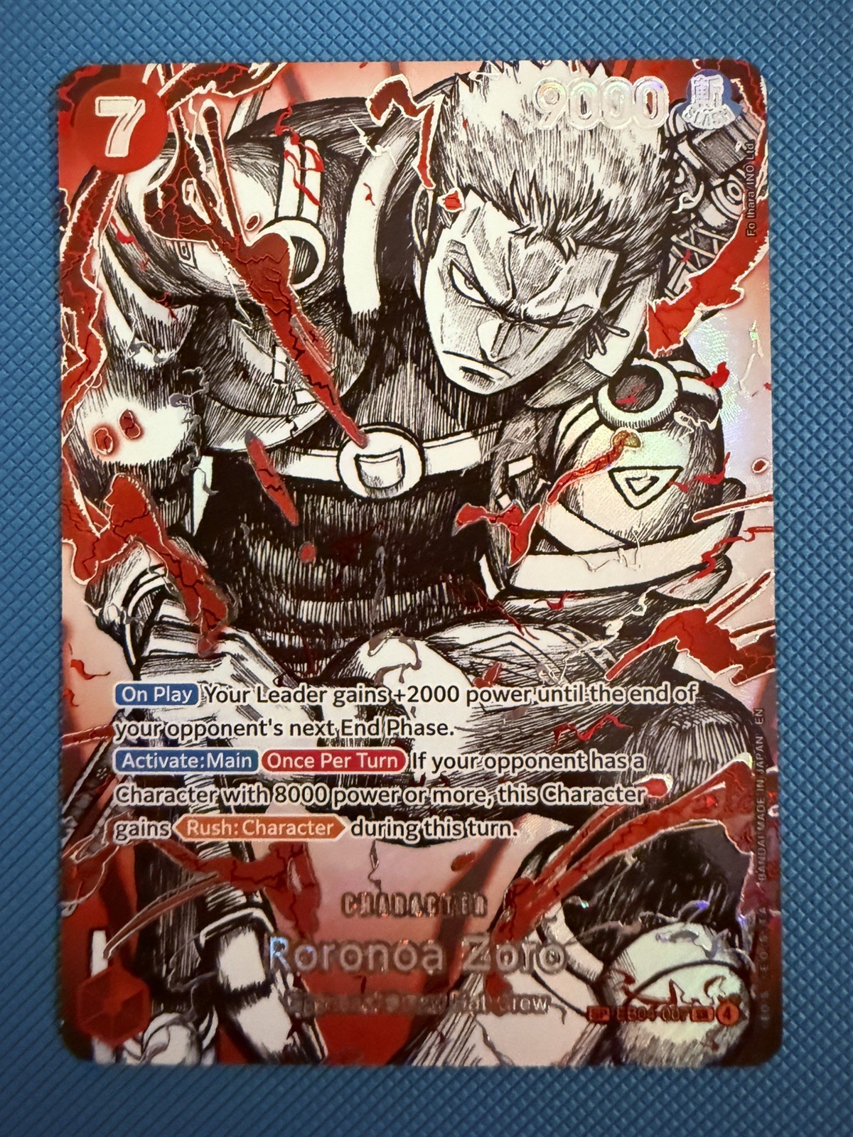 One Piece TCG Eb04-007 Roronoa Zoro Haki SP The Worlds Strongest Warriors Op17