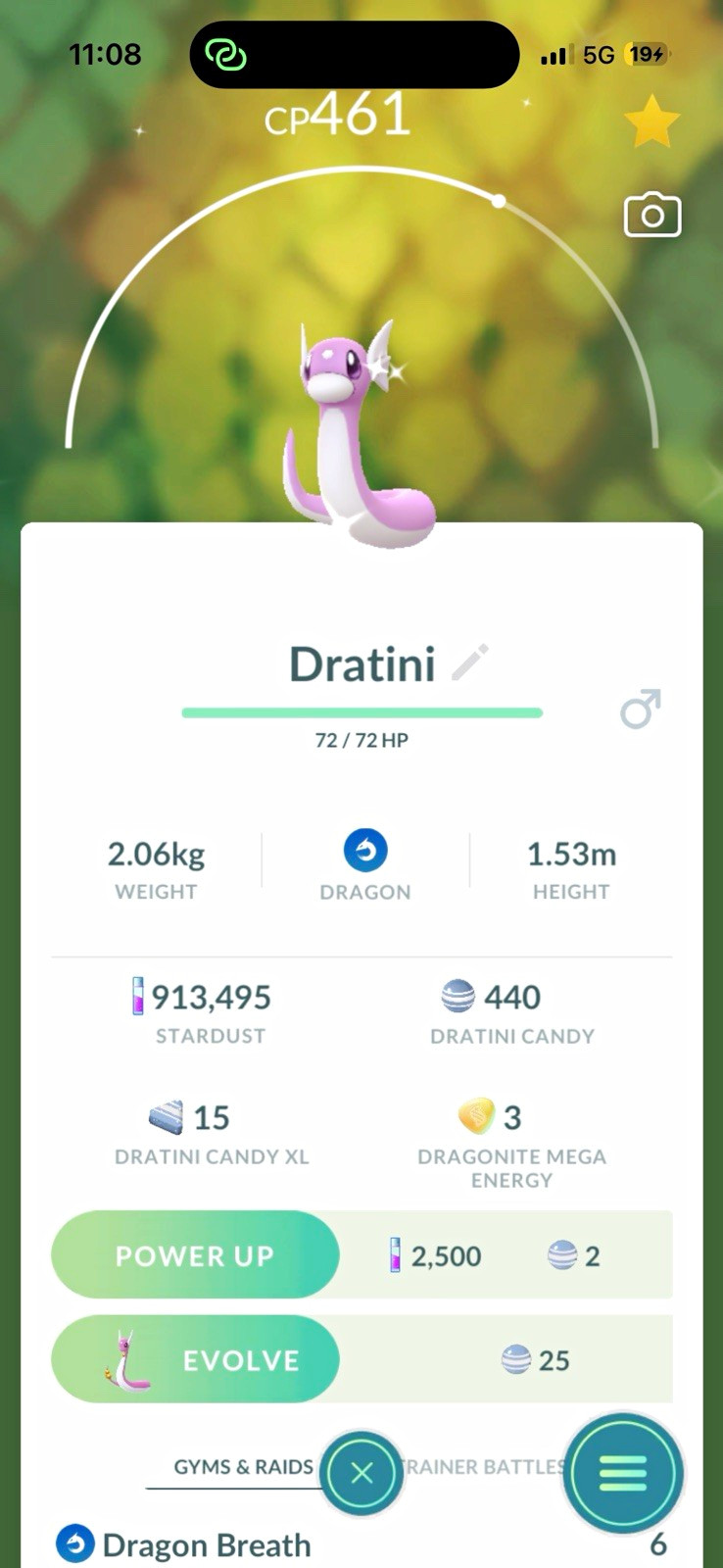 Pokémon Go Shiny Dratini