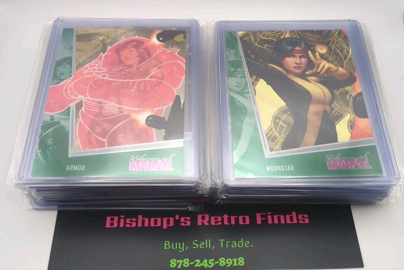 2013 Women of Marvel Series 2 Emerald Parallel 32 Card Lot. # /100