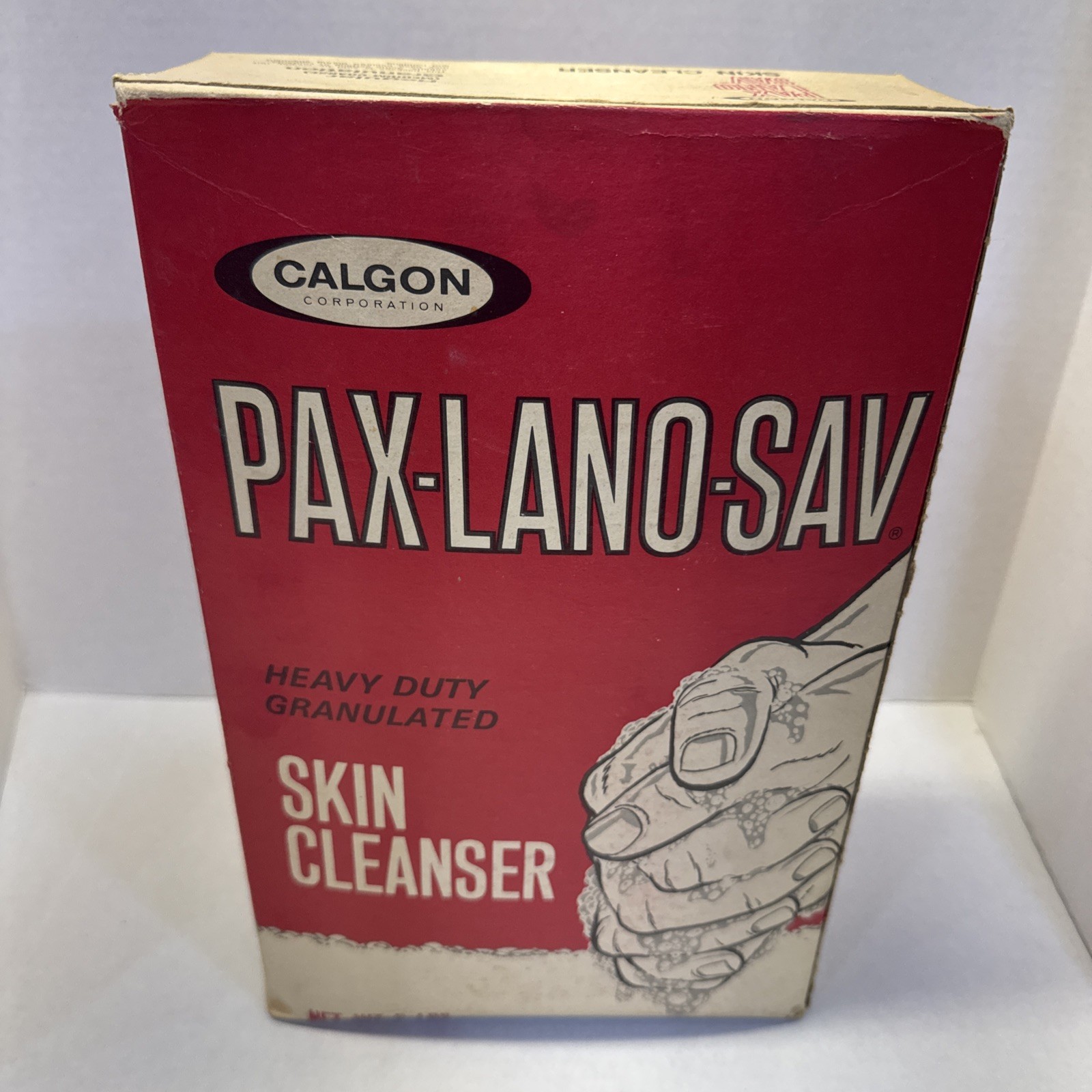 Vintage Pax Lano Sav Skin Cleanser by Calgon 5# Box NOS Sealed Full Rare