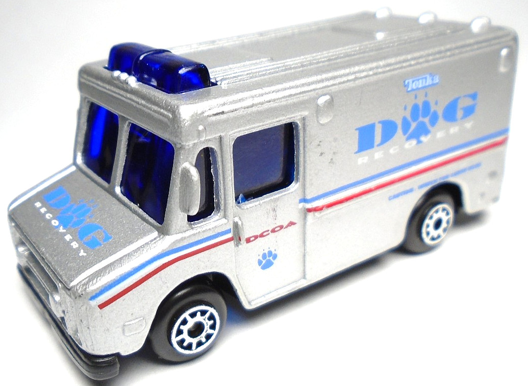 TONKA MAISTO SEARCH TRUCK DOG RECOVERY SILVER 1:64 DIECAST 2 3/4