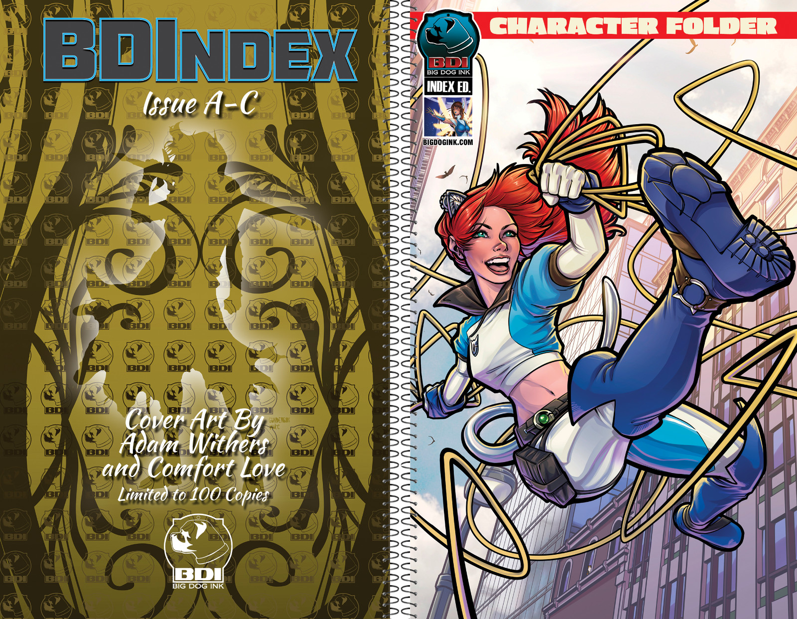 BIG DOG INK INDEX WHOS WHO NEW CRITTER COSTUME SPIRAL BOUND VARIANT
