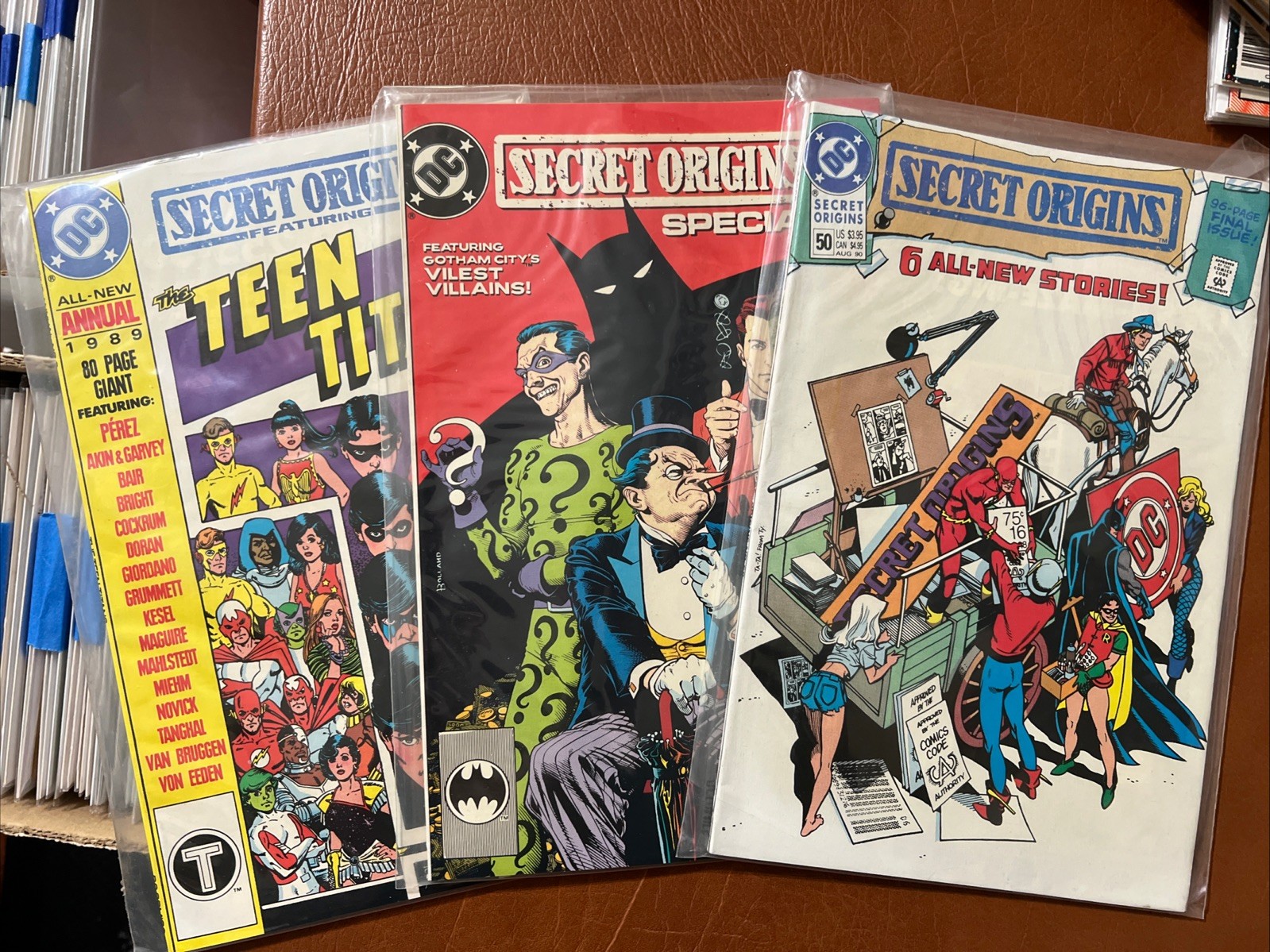 Secret Origins Lot 3: VF to VF/NM Ann #3, #50 Special #1 DC $7 Ship