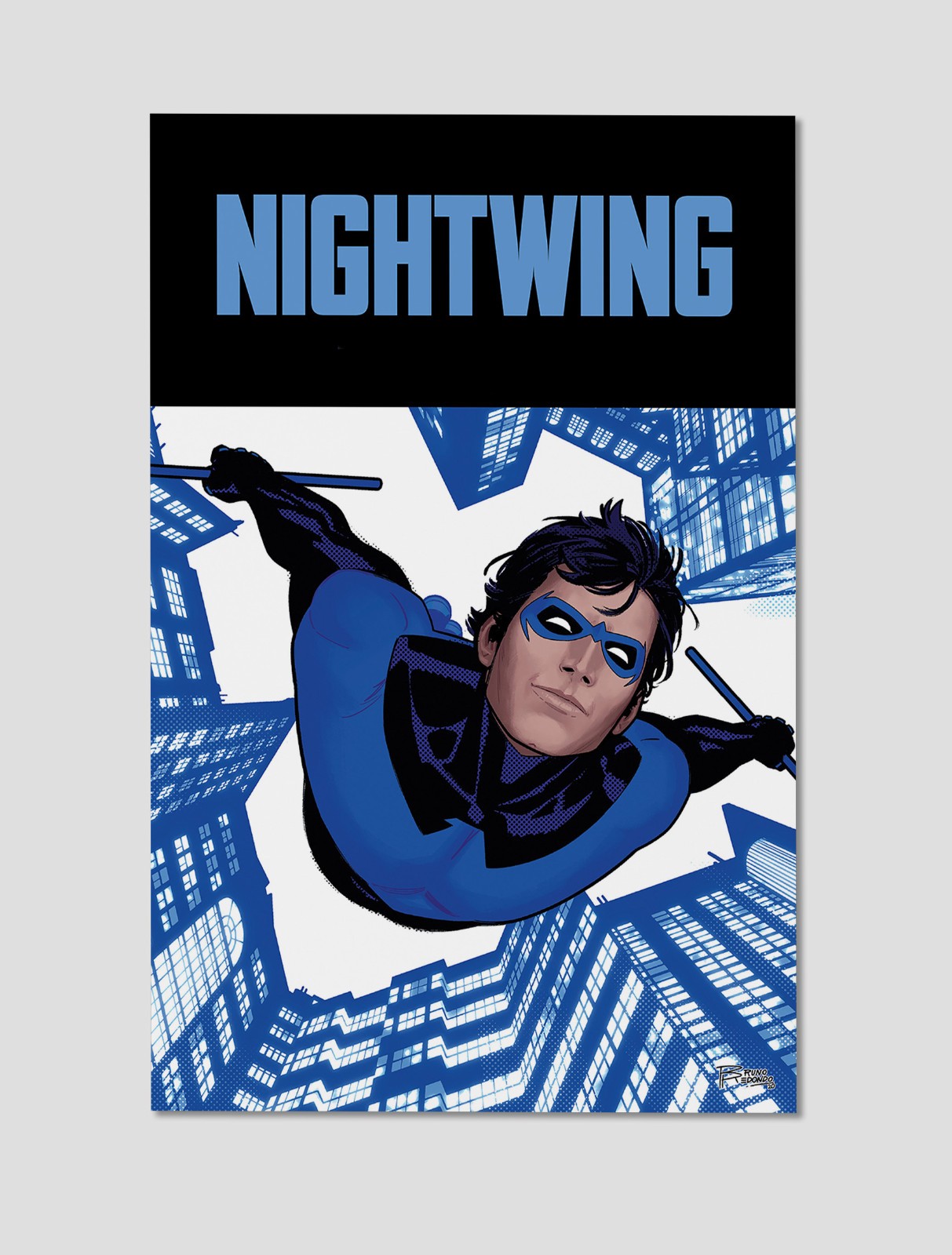 Nightwing Gotham City Acrobat Vigilante Giclee Print Poster 11x17 Wall Art