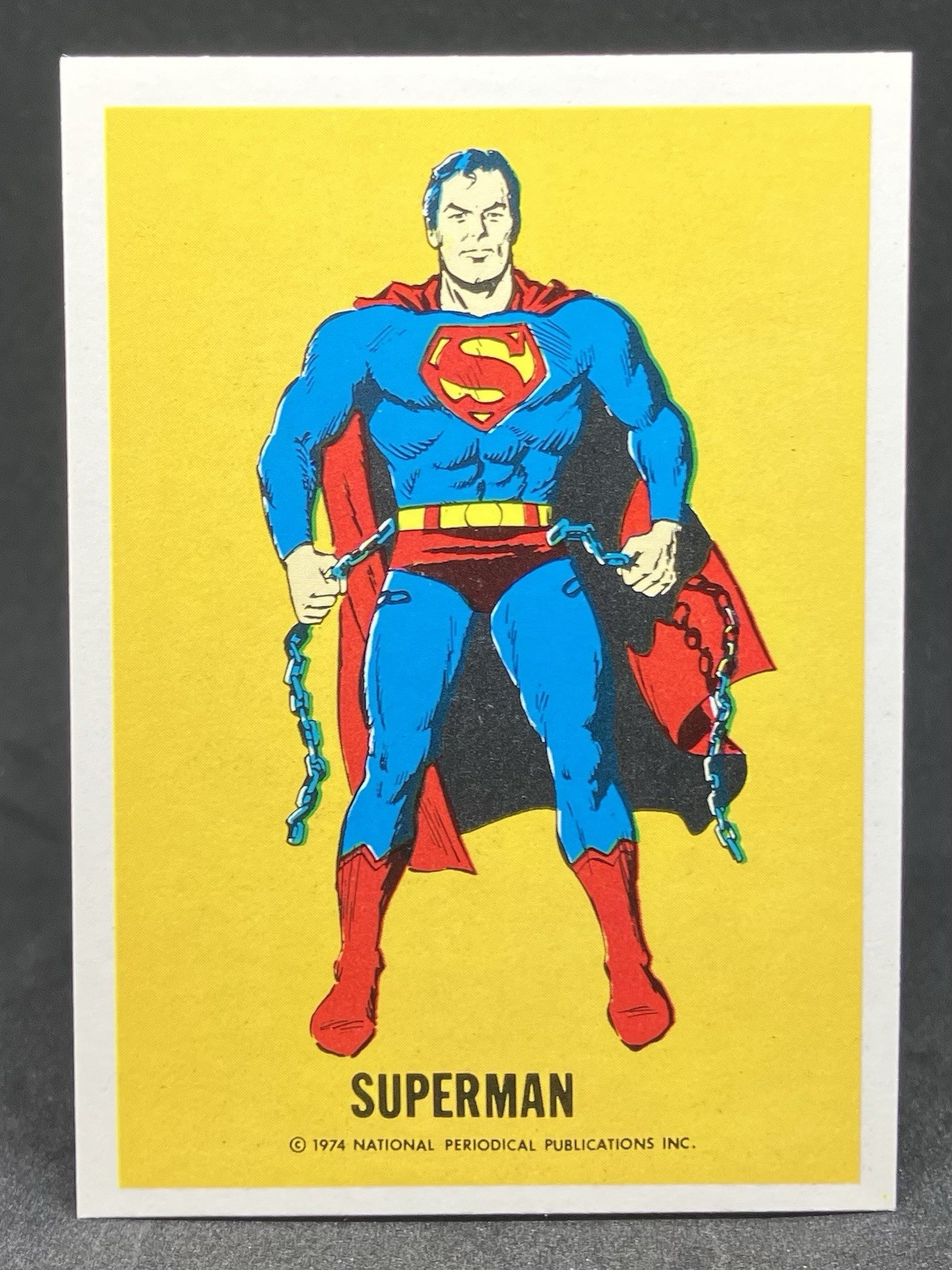 1974 Superman National Periodical Wonder Bread Card Near Mind