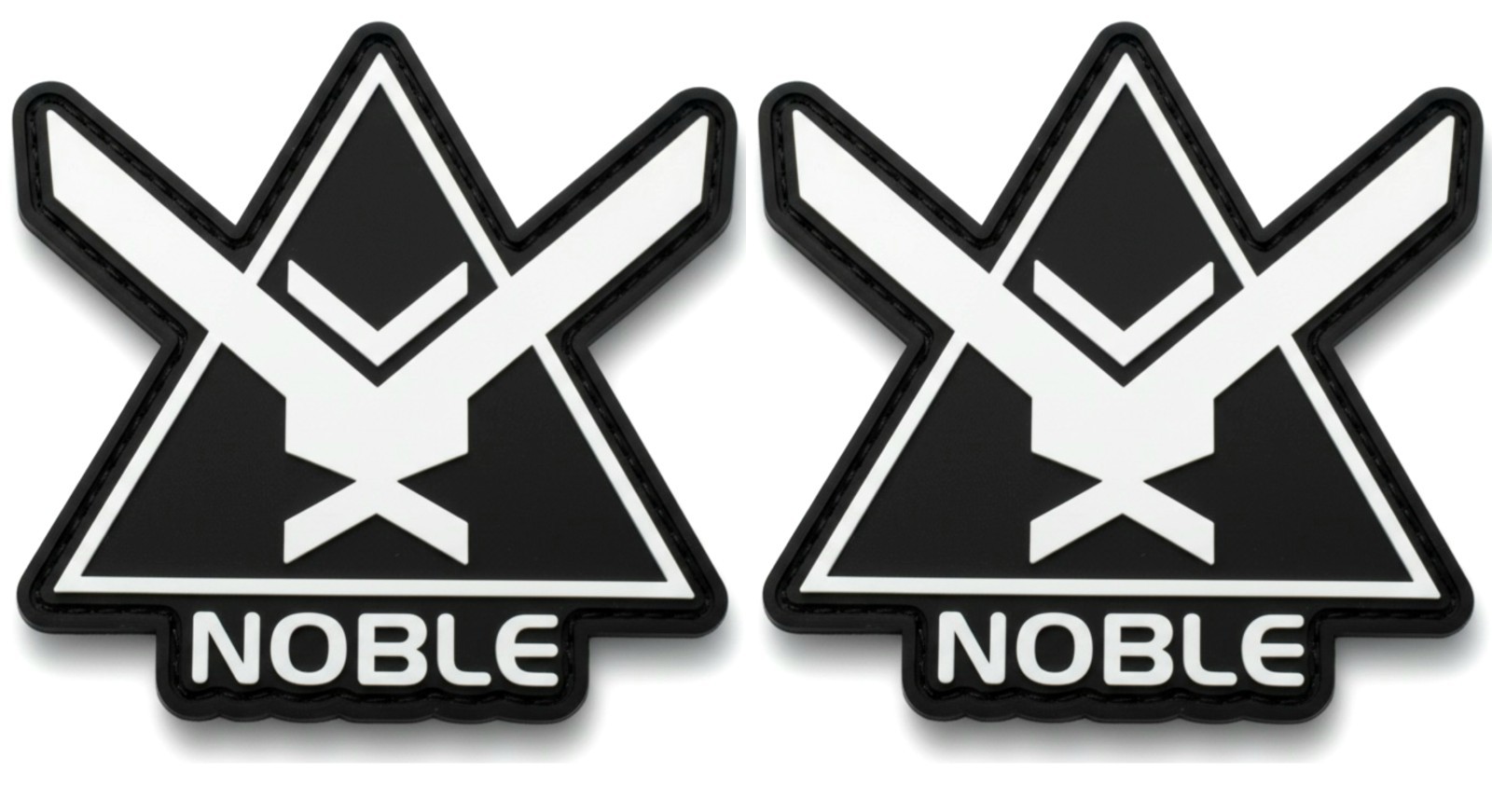 Noble Team Halo Reach PVC Rubber Patch | 2PC  HOOK BACKING   3