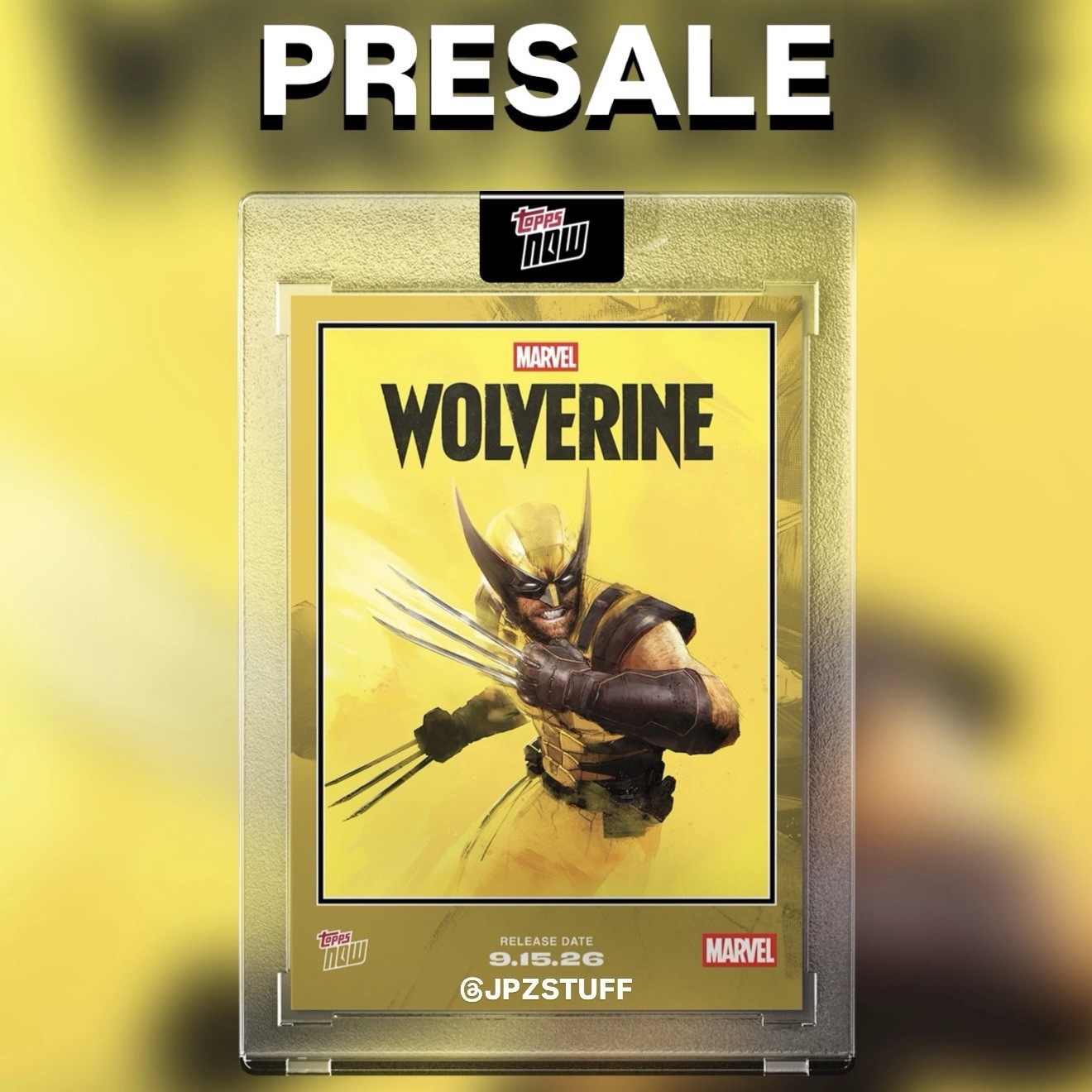 Wolverine 2026 Marvel Topps Now Poster Trading Card Presale