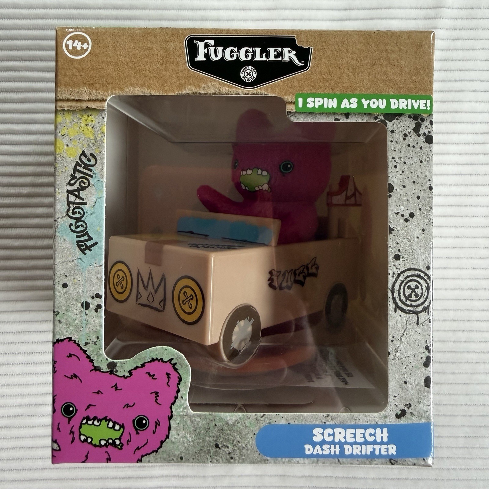 ZURU Fuggler Character Car Dash Drifter Toy Screech Figure NIB