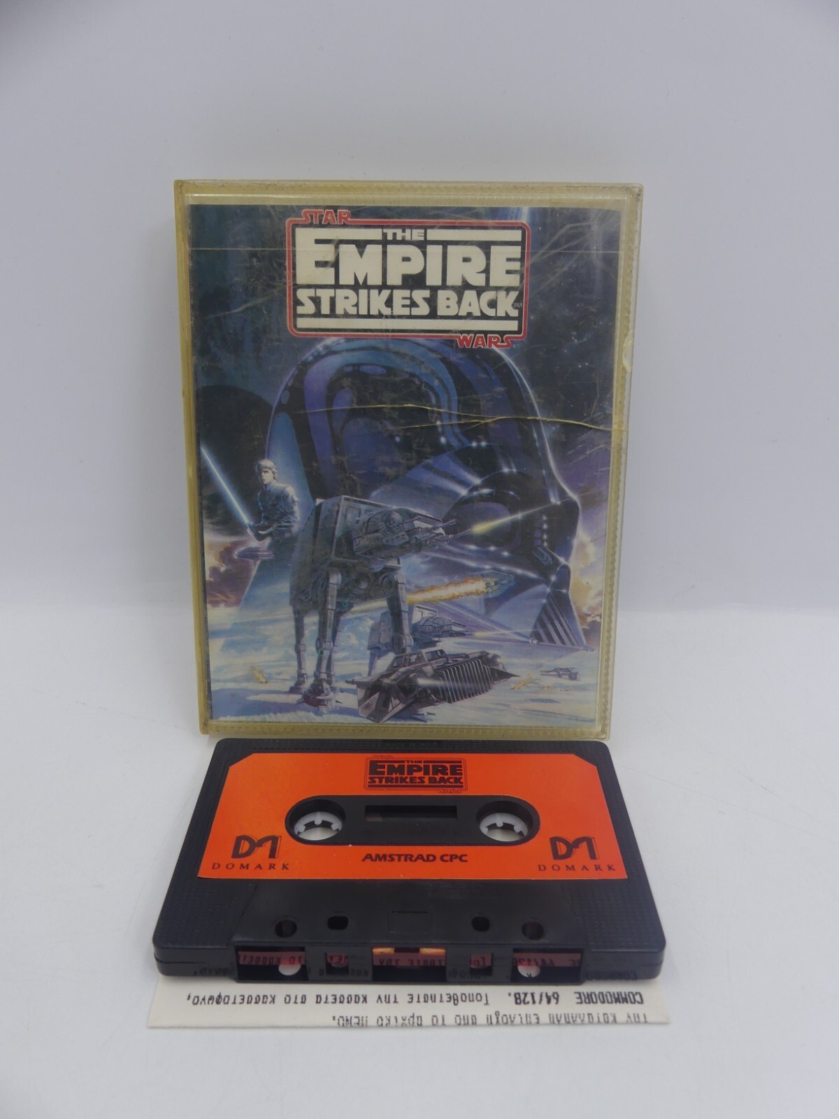 Star Wars: The Empire Strikes Back (Amstrad CPC, 1987) Domark Greek Instructions