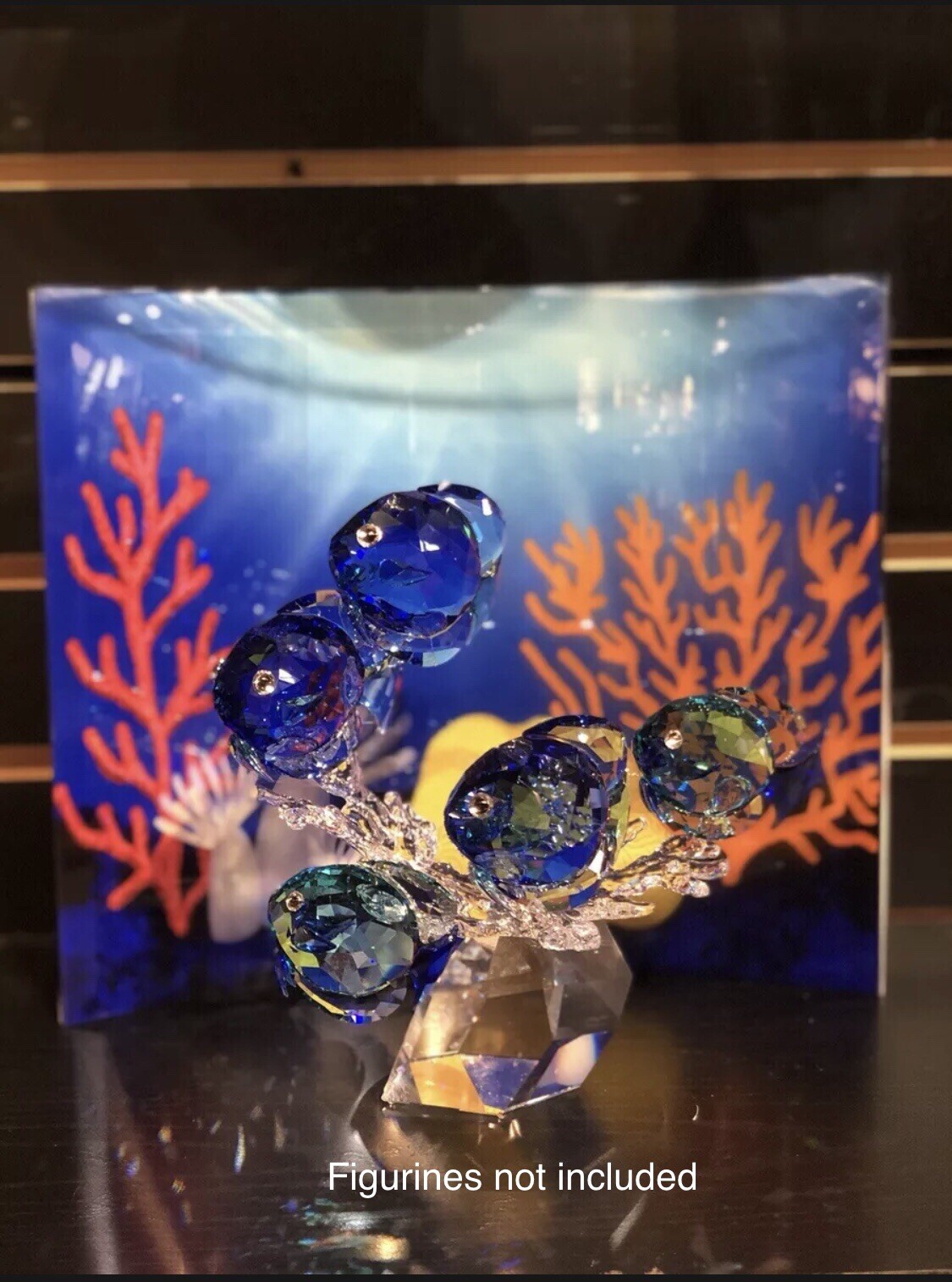 swarovski fish aquatic Crystal display large Read Description