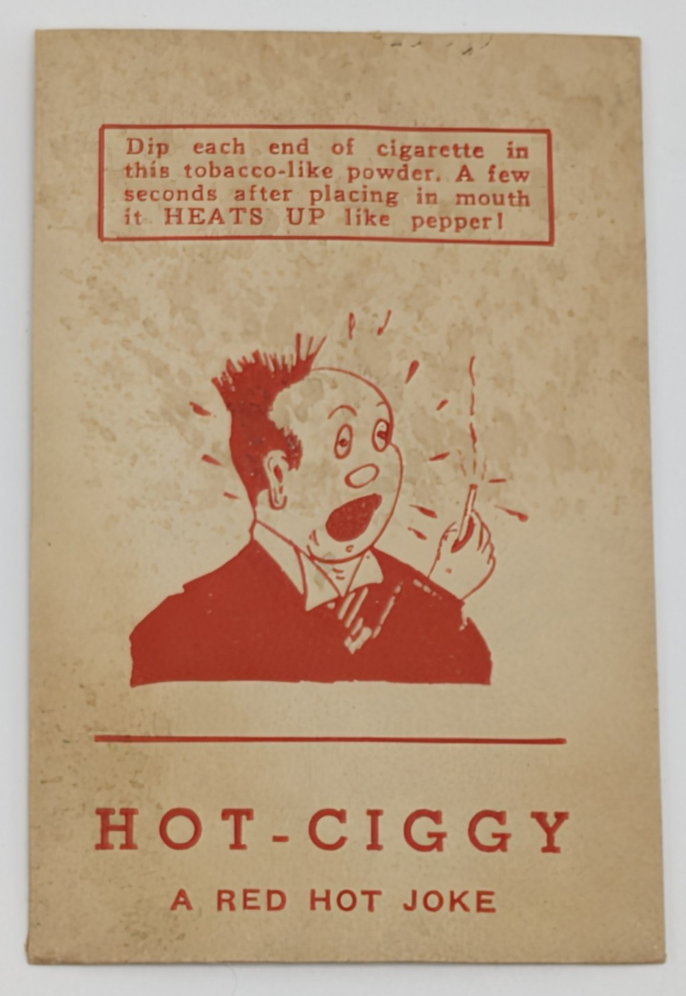 Vintage Hot-Ciggy Magic Gag – Novelty Trick / Dime‑Store Style