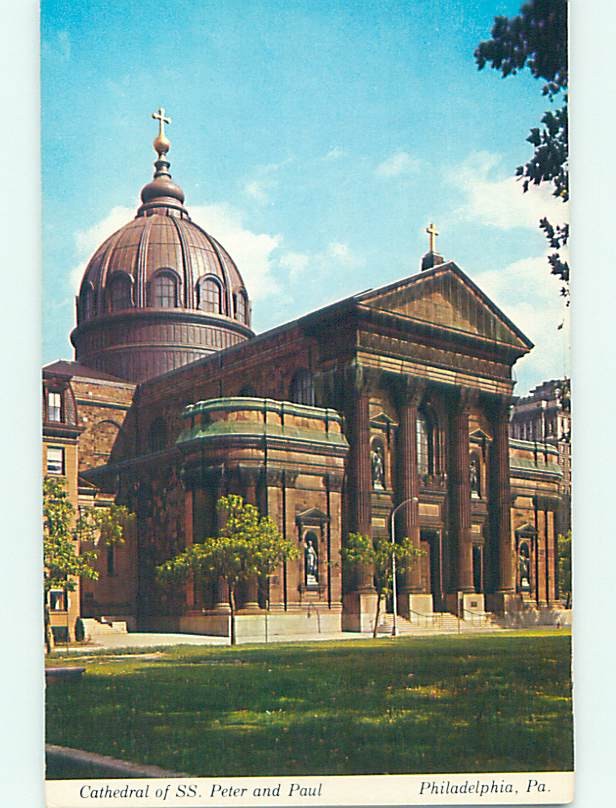 Unused Pre-1980 PETER AND PAUL CATHEDRAL Philadelphia Pennsylvania PA s/06 A7818