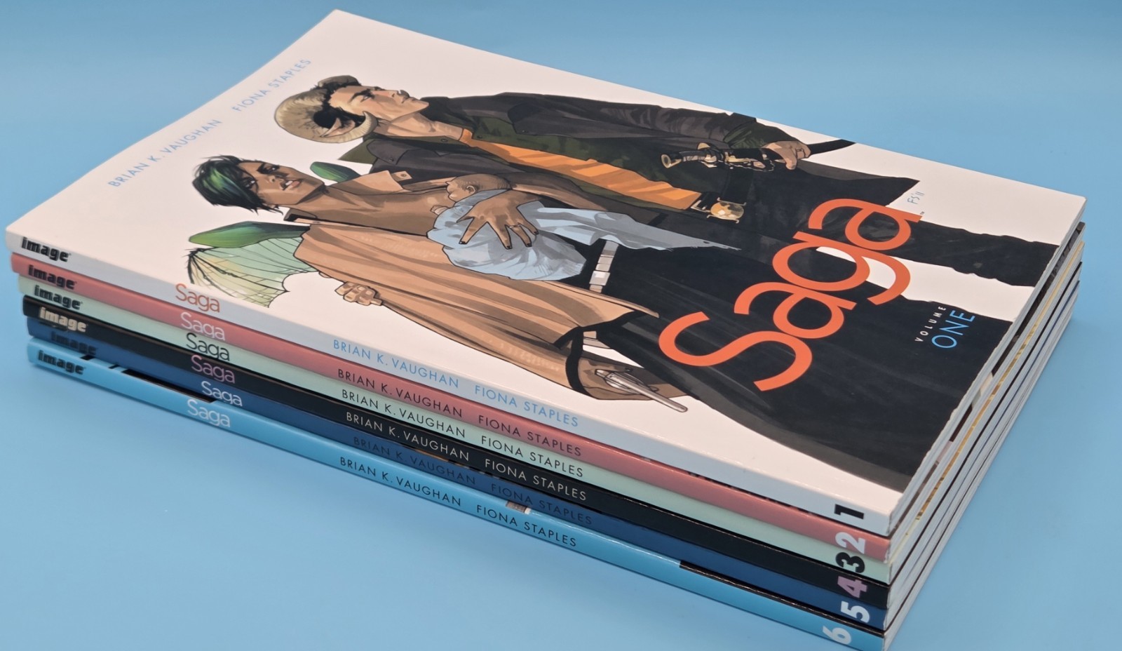 Saga Volumes #1-6 (Lot Of 6) - Image Comics TPBs, Graphic Novels  - Great Cond.
