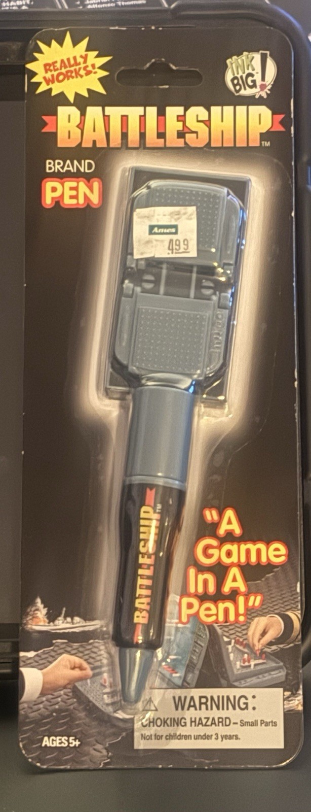 Vtg 2002 NEW Battleship Naval Game Pen RARE Collectible Hasbro Stylus Pen NEW