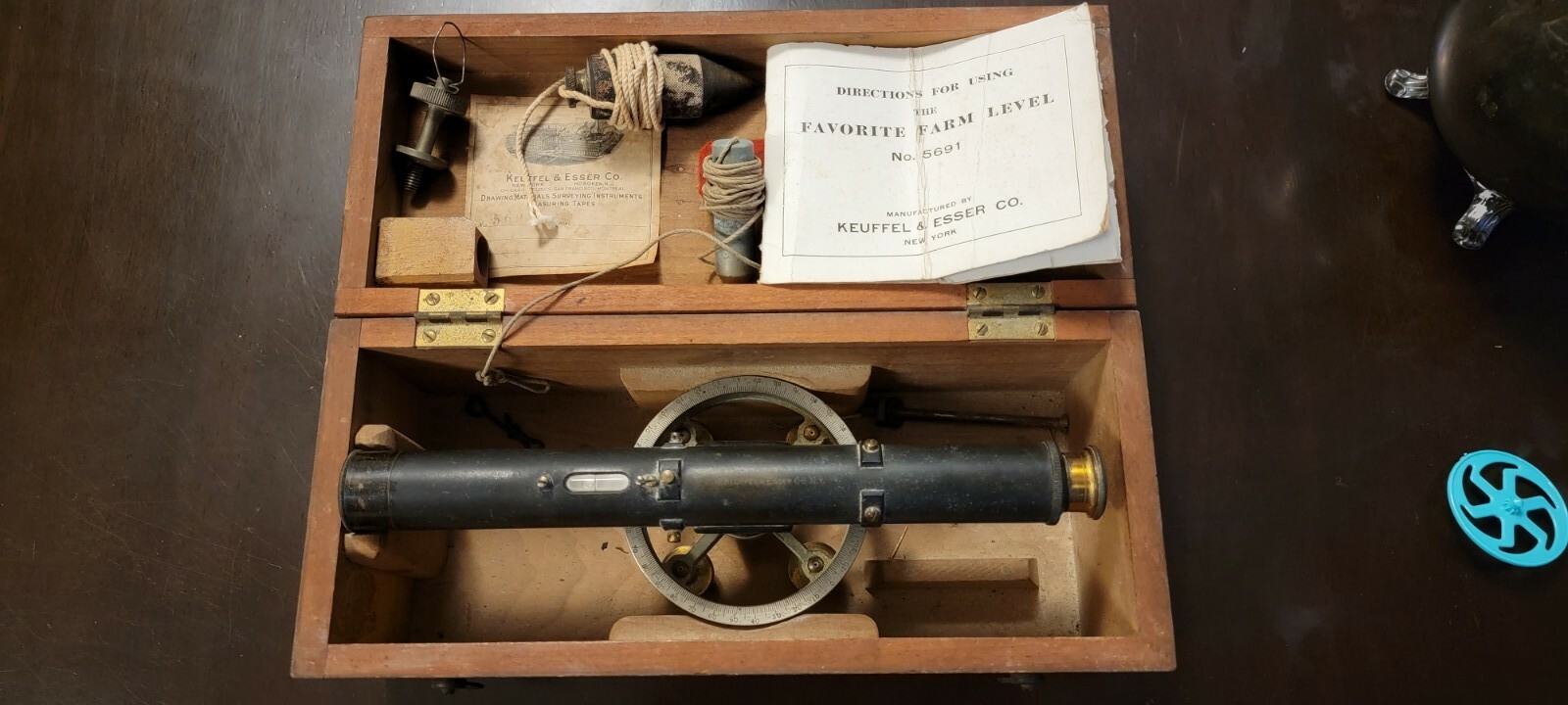 Keuffel & Esser  The Favorite Farm Level *Rare 1920s*